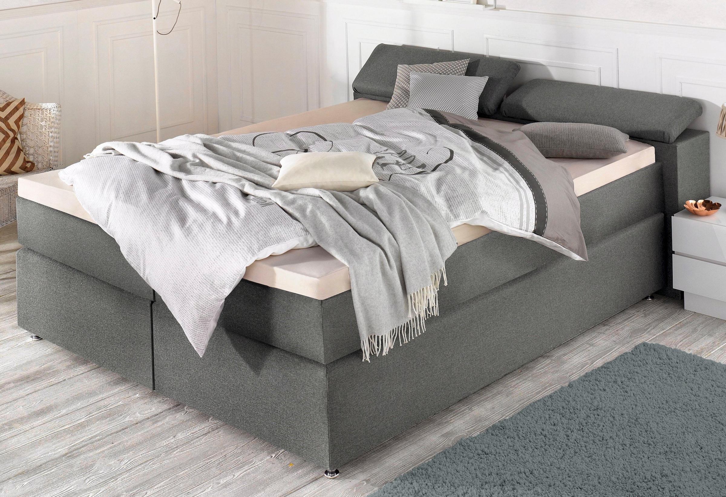 Bild von Breckle Northeim Boxspringbett, mit verstellbaren Kopfteil-Elementen