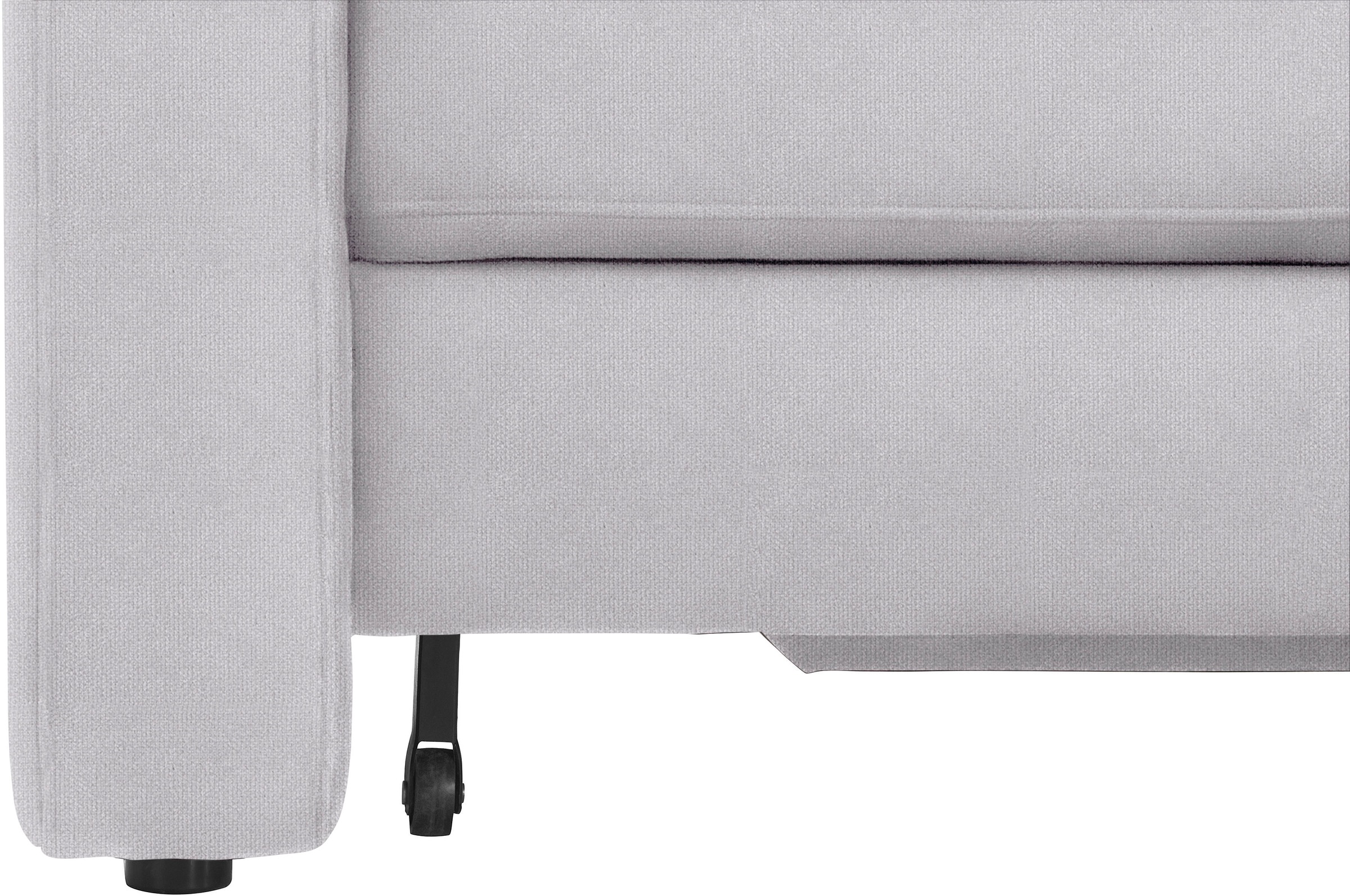 sit&more Ecksofa »Bologna L-Form«, Kopfteilverstellung, wahlweise mit Bettfunktion und Schubkasten