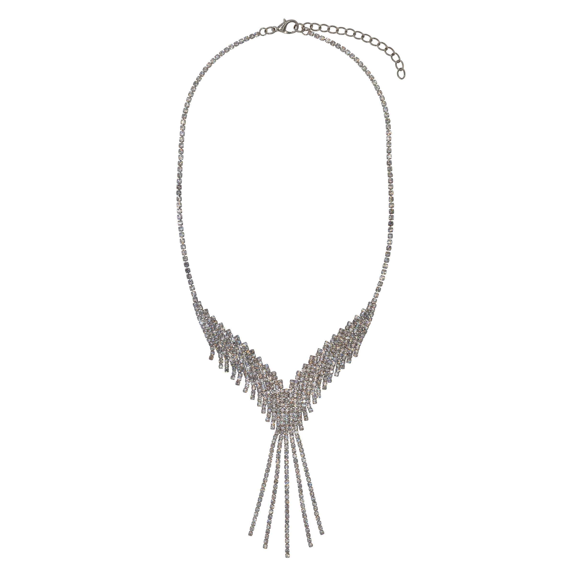 Firetti Collier »Schmuck Geschenk Sparkling Ypsilon-Style« mit Glasstein