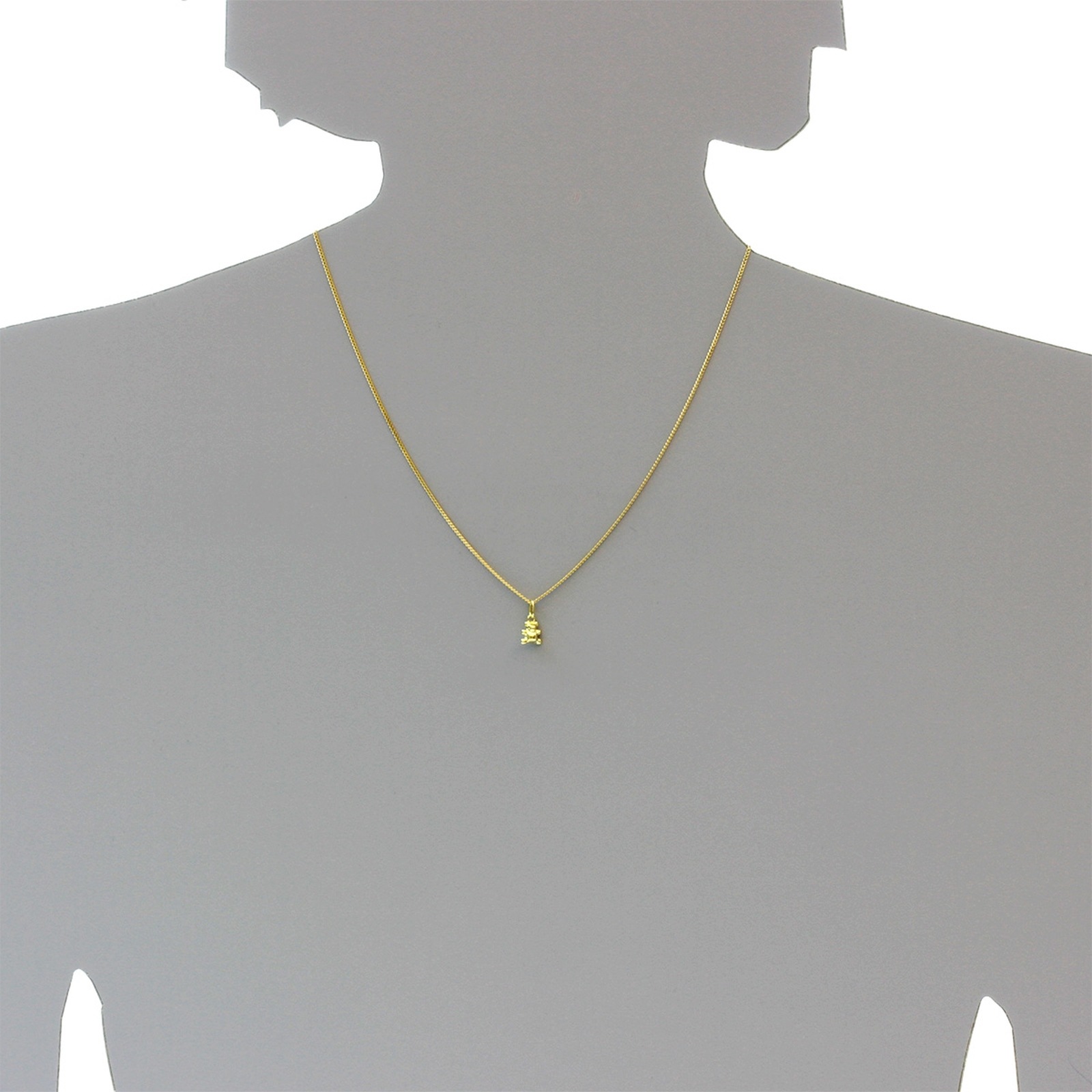 OSTSEE-SCHMUCK Kette mit Anhänger »Ostsee-Schmuck Kette mit Anhänger Teddy Kette mit Anhänger Teddy«, (2 tlg.)