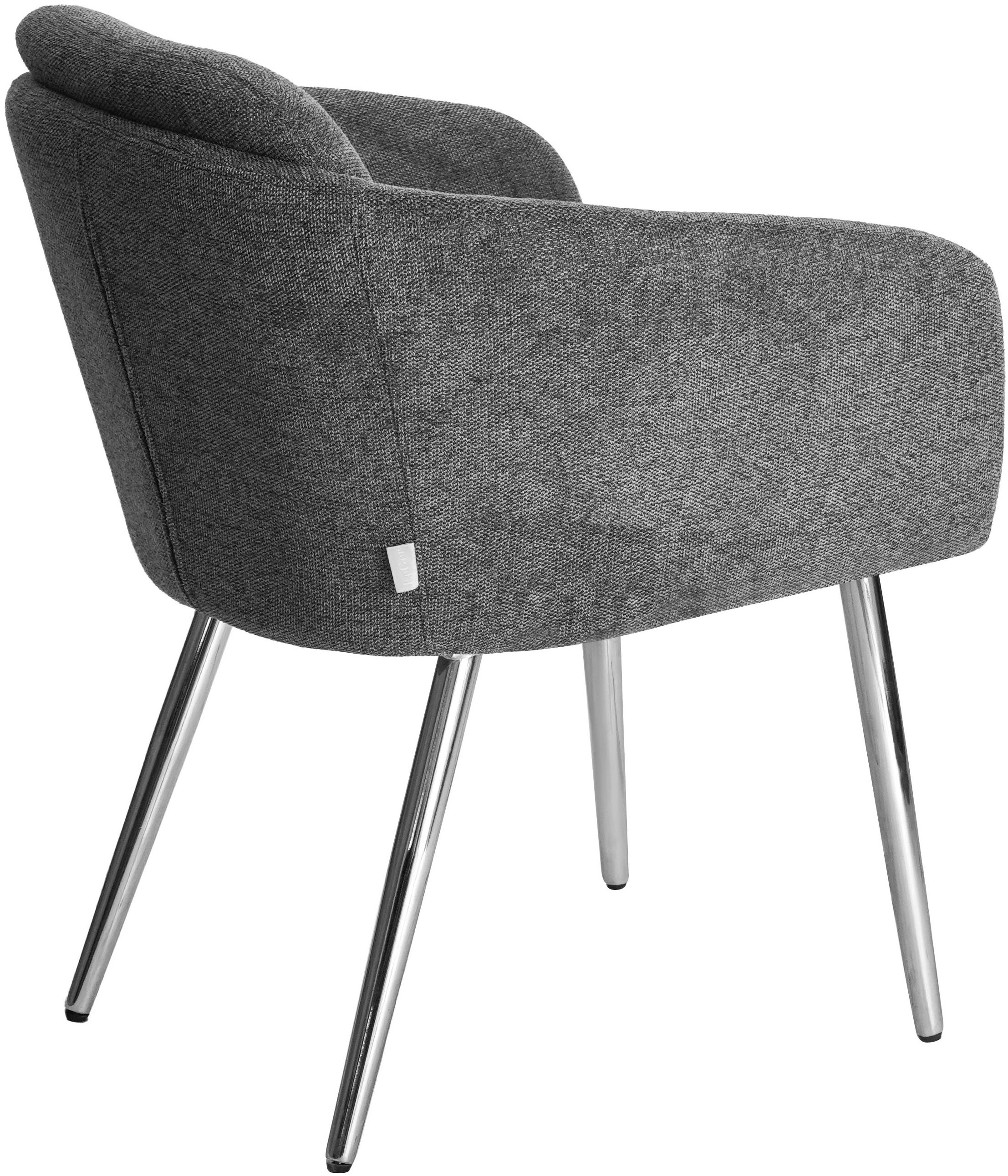 LeGer Home by Lena Gercke Esszimmerstuhl »Fleur« (Set) 2 Stk.Strukturstoff, ergonomisches Design, gesteppte Rückenlehne