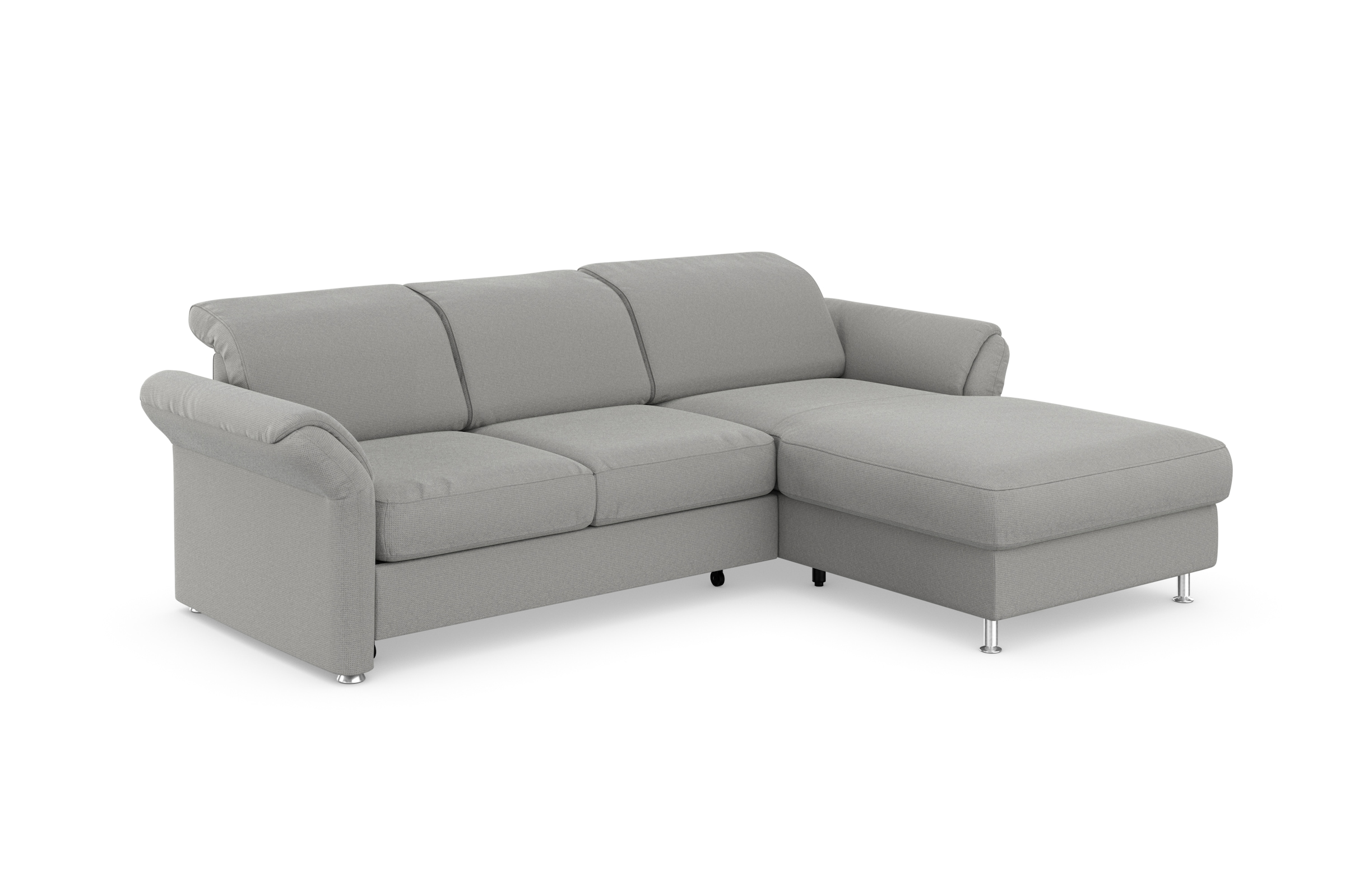 sit&more Ecksofa »Apulia L-Form«, wahlweise Bettfunktion, Bettkasten und Kopf- und Armteilverstellung