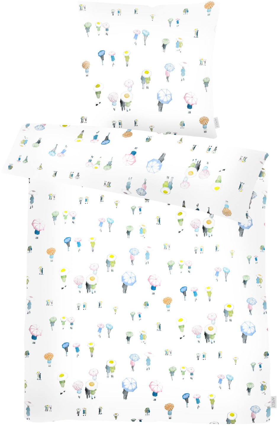 APELT Bettwäsche »Nicky Gots« 2 Stk. tlg. Bio-Baumwolle, Pflegeliecht günstig online kaufen