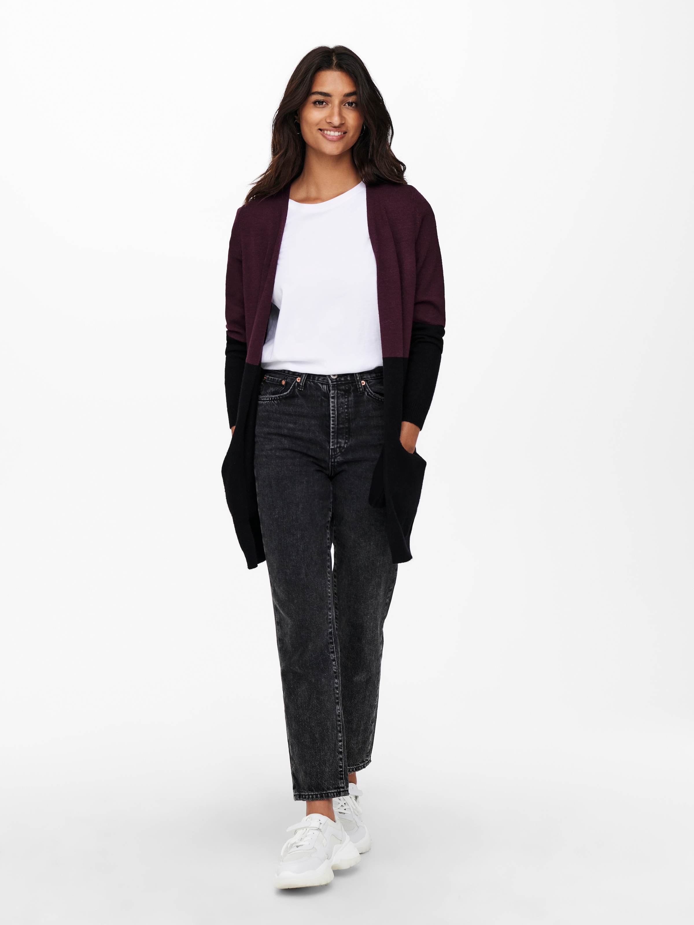 ONLY Longstrickjacke »ONLQUEEN L/S LONG CARDIGAN KNT NOOS«