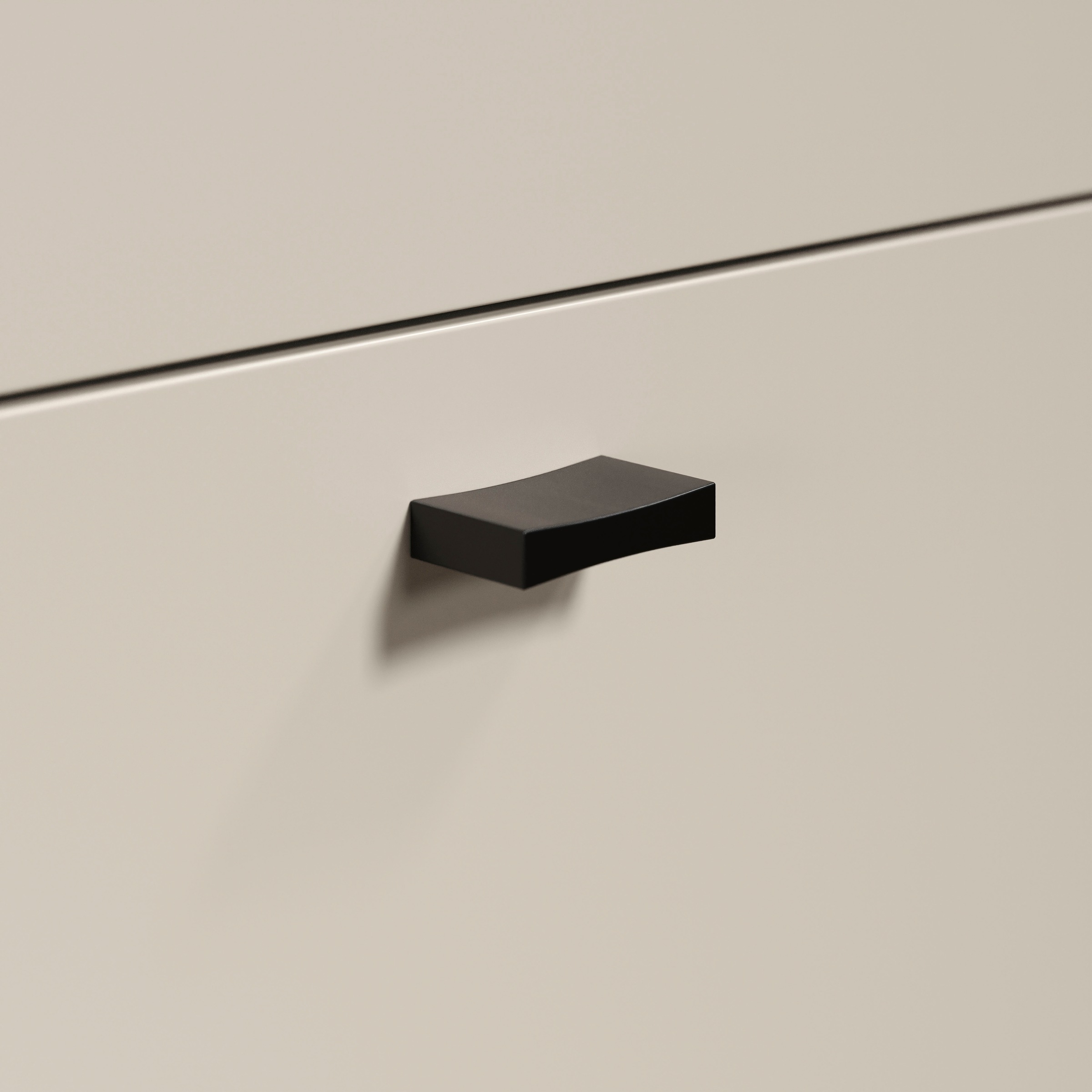 Places of Style Lowboard »San Pedro«, (1 St.), TV-Bank mit Griffen und Füßen aus Metall - (B/T/H) 200/40/75 cm