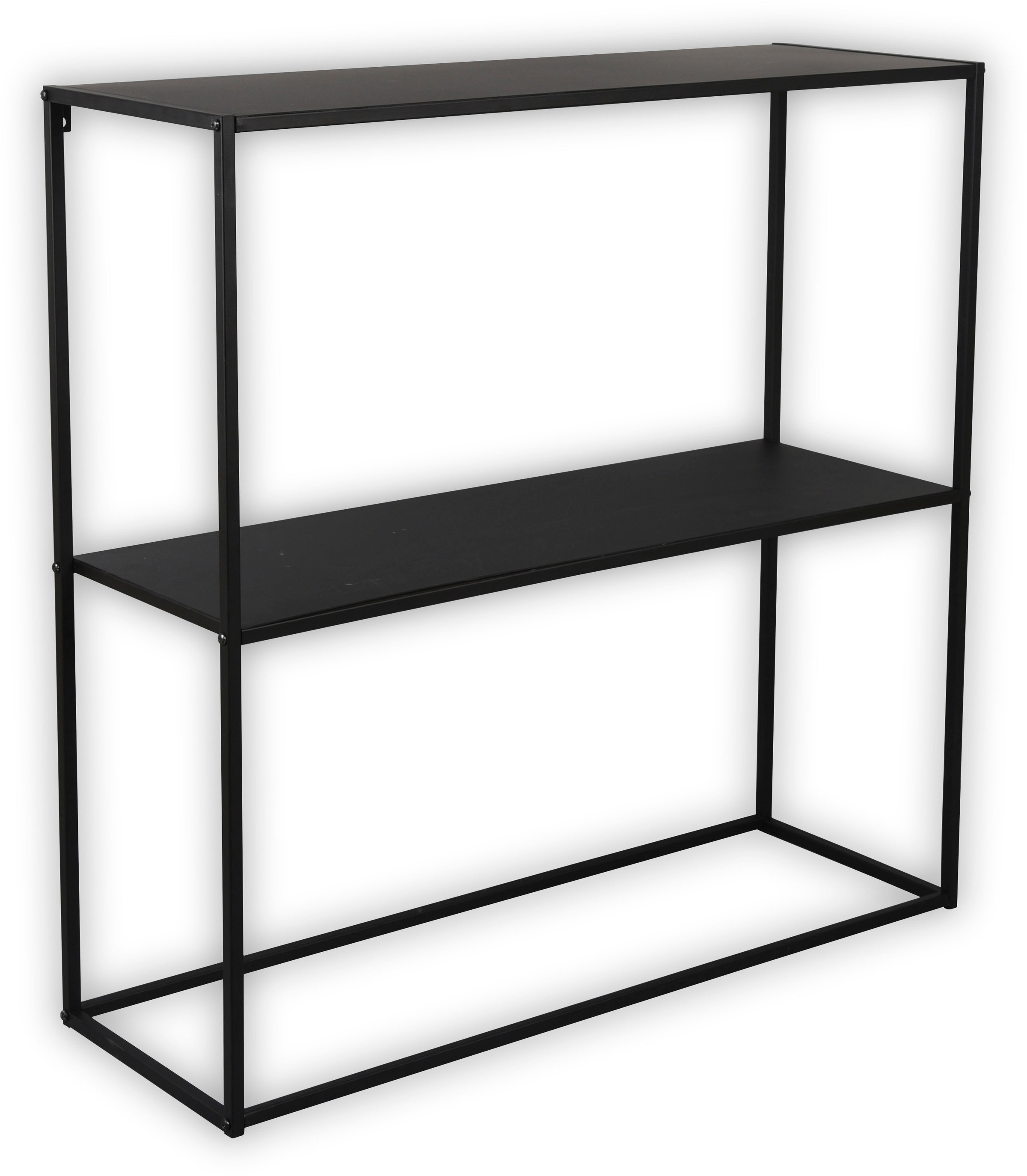 MIRRORS AND MORE Konsolentisch »ALEXIS«, (6 St.), schwarzes Metallgestell günstig online kaufen