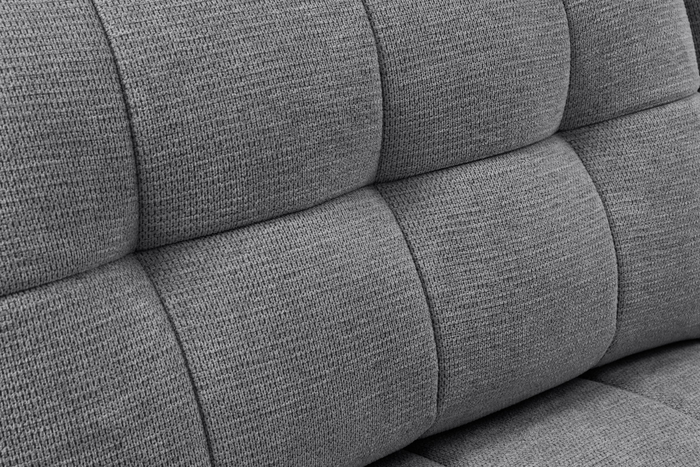 INOSIGN Ecksofa »DENIO 3-Sitzer, L-Form (Breite 209cm), elektr. Relaxfunktion, USB-A/C«, Liegefunktion durch Recliner, Federkernpolsterung
