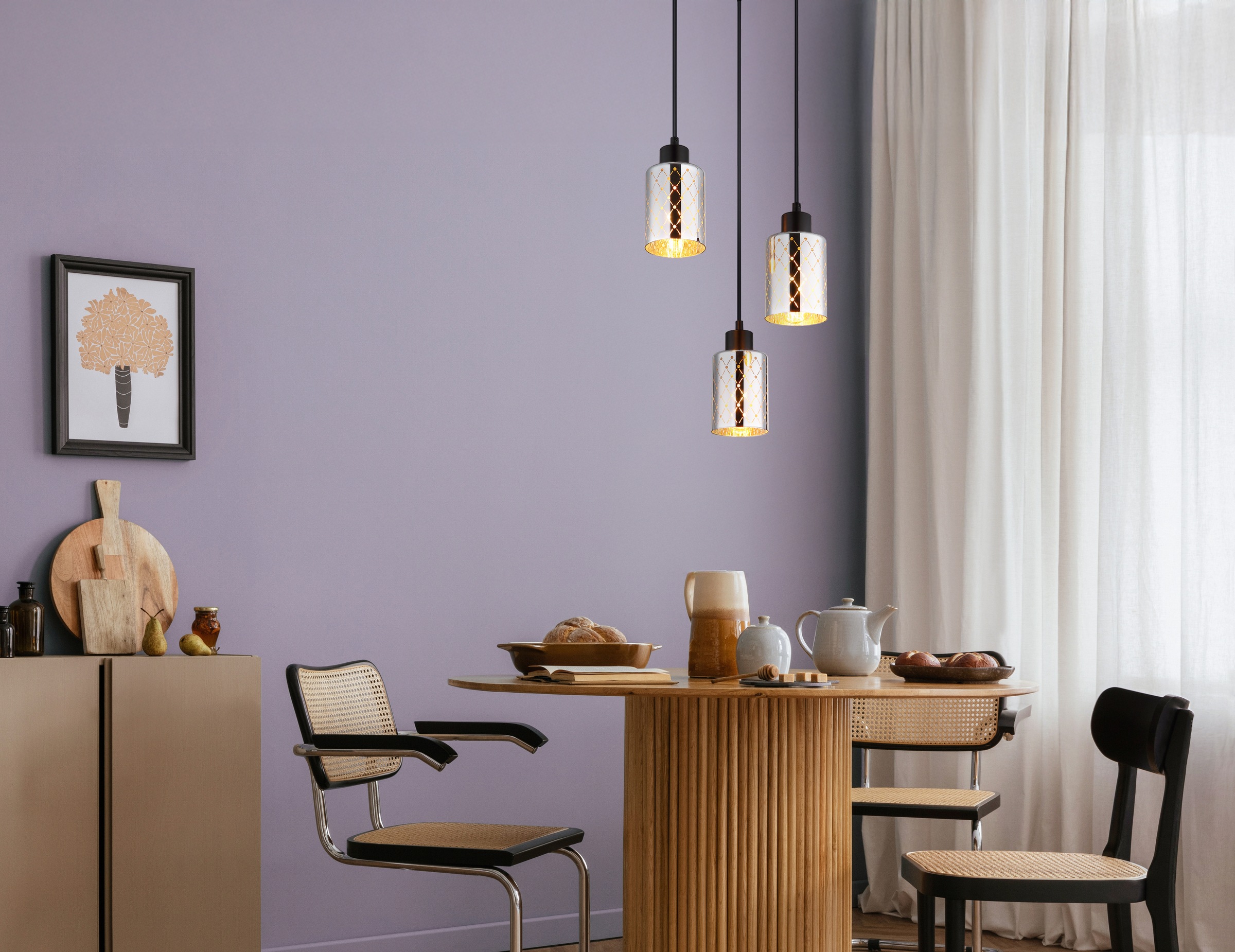 GLOBO LIGHTING Hängeleuchte »ALONSO« E27 1 Stk. Hängelampe Esszimmer-Leucht günstig online kaufen