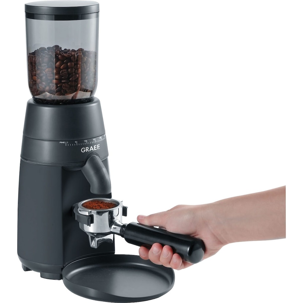 Graef Kaffeemühle »CM 702«, 128 W, Kegelmahlwerk, 250 g Bohnenbehälter