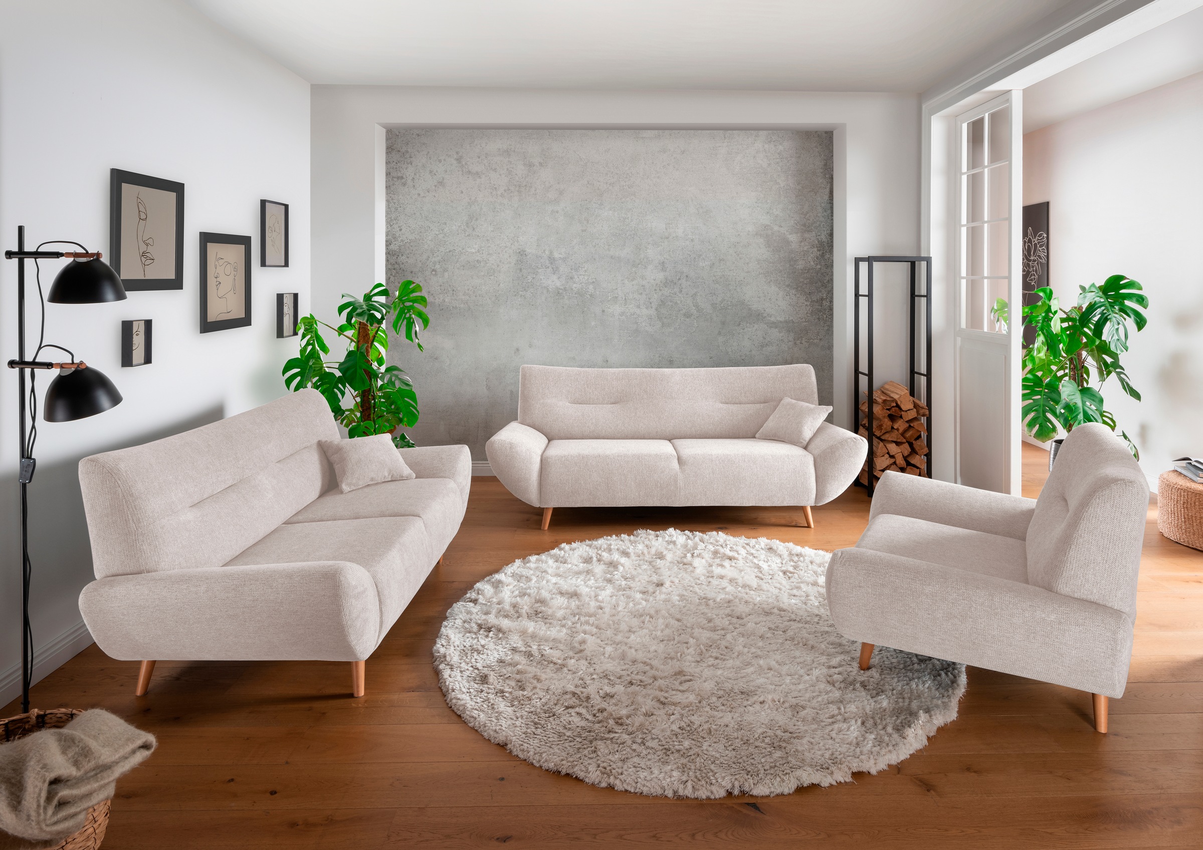 Home affaire Polstergarnitur »Drago elegant und zeitlos, komfortabel, moder günstig online kaufen