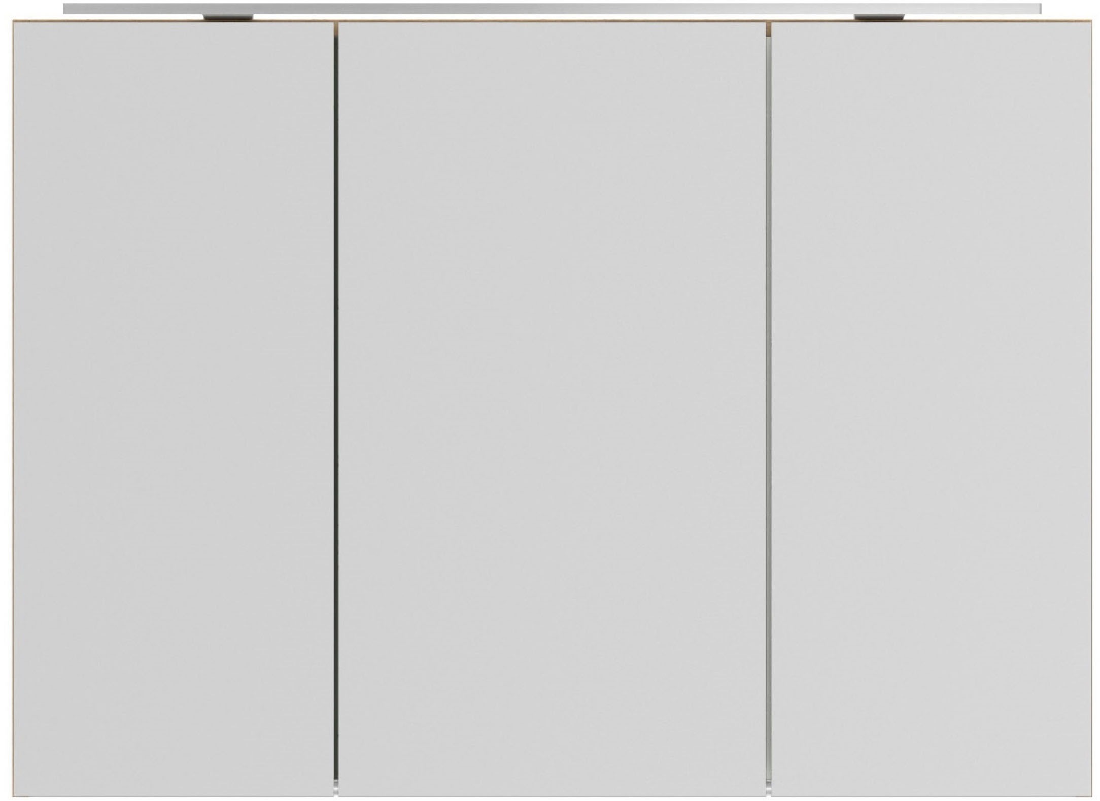 nobilia® Spiegelschrank »Prina«, (inkl. Beleuchtung mit Dimmerfunktion), in Breiten 60, 80, 100 und 120 cm, innenliegende Steckdose