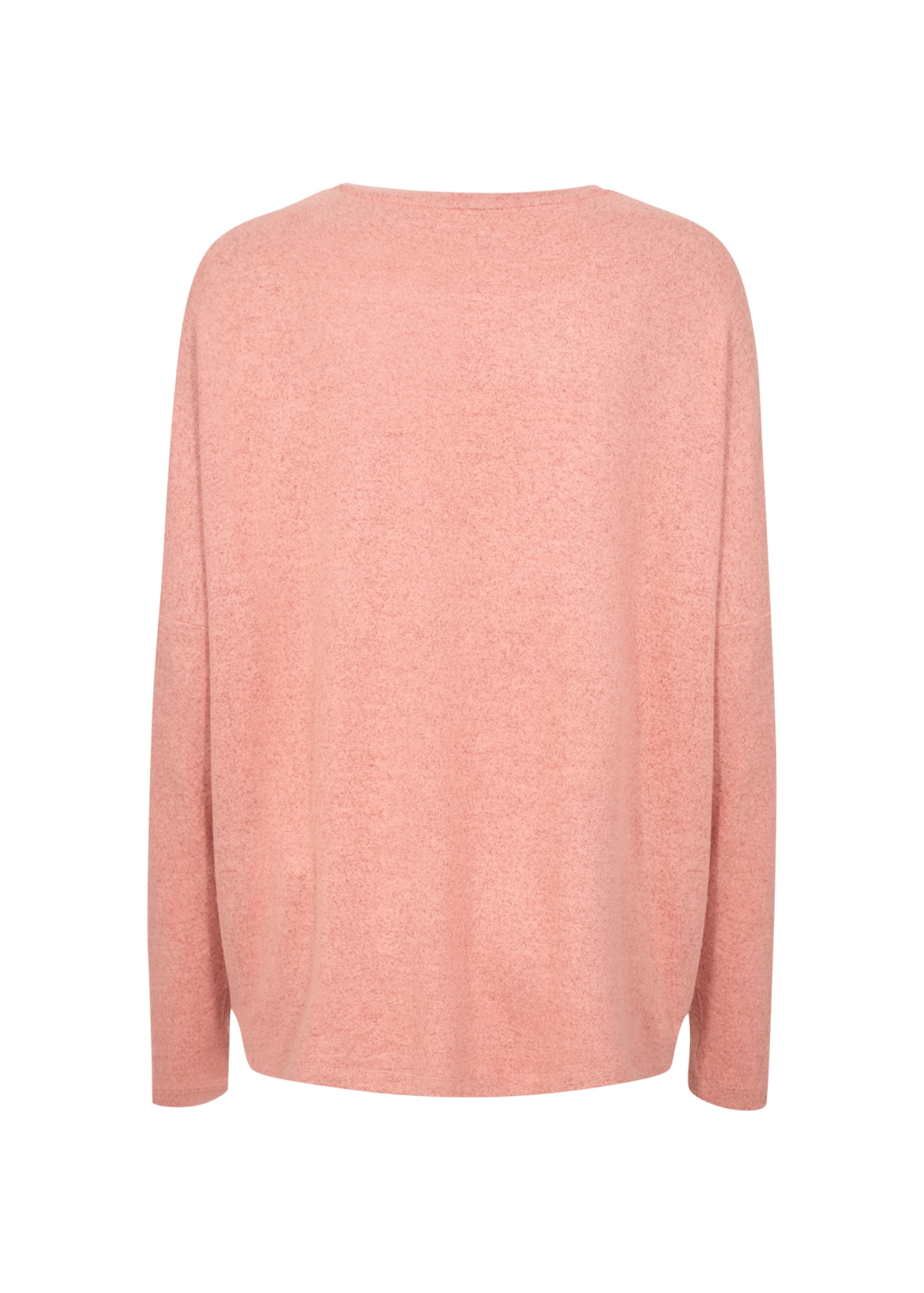 soyaconcept Rundhalsshirt »SC-BIARA 1« bequemer Pullover, elastische Viskose-Qualität in melierter Optik