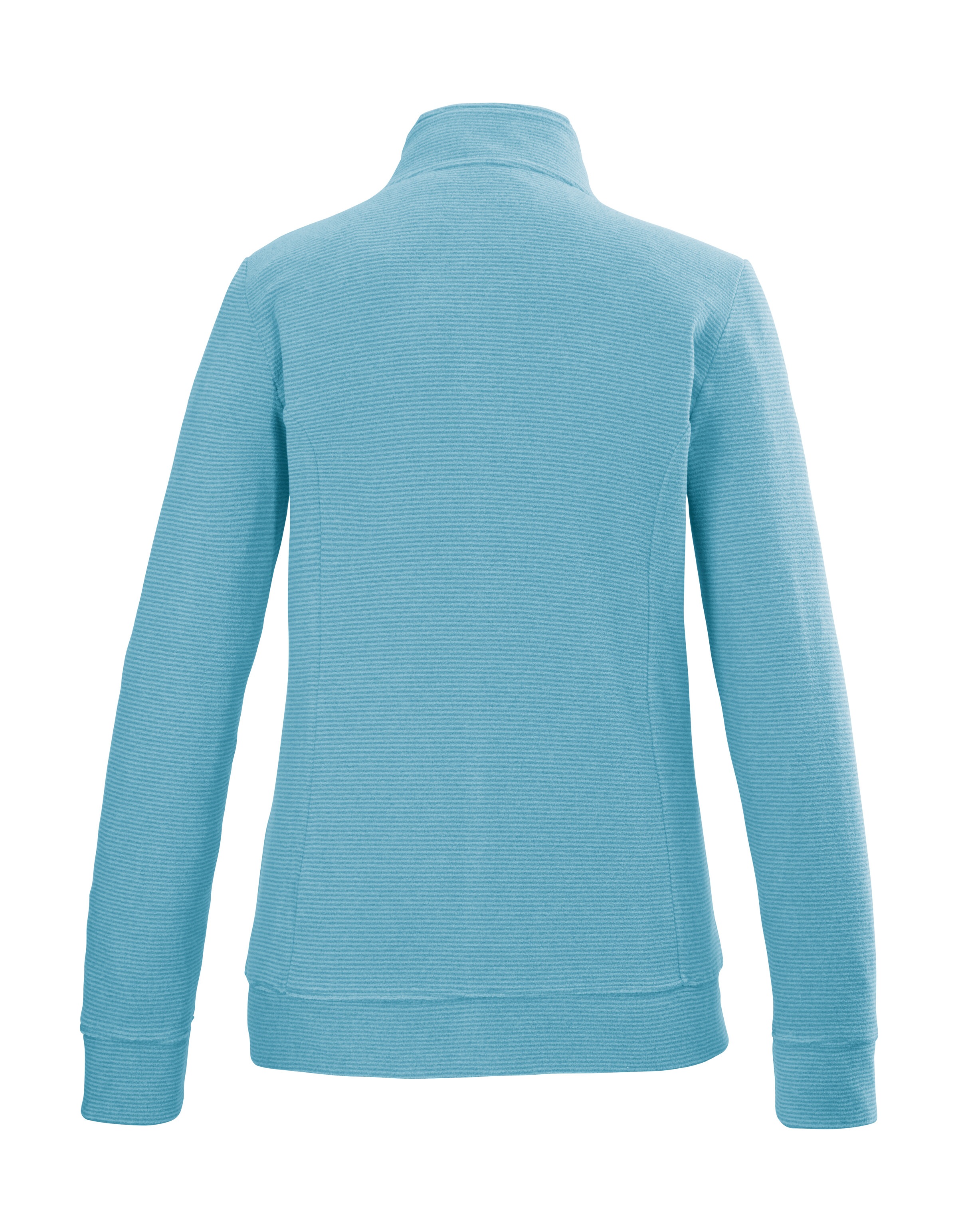 Killtec Fleecejacke »KOS 100 WMN FLC JCKT«, Gestreifte Damen-Fleecejacke mit Zipper-Taschen und Kinnschutz
