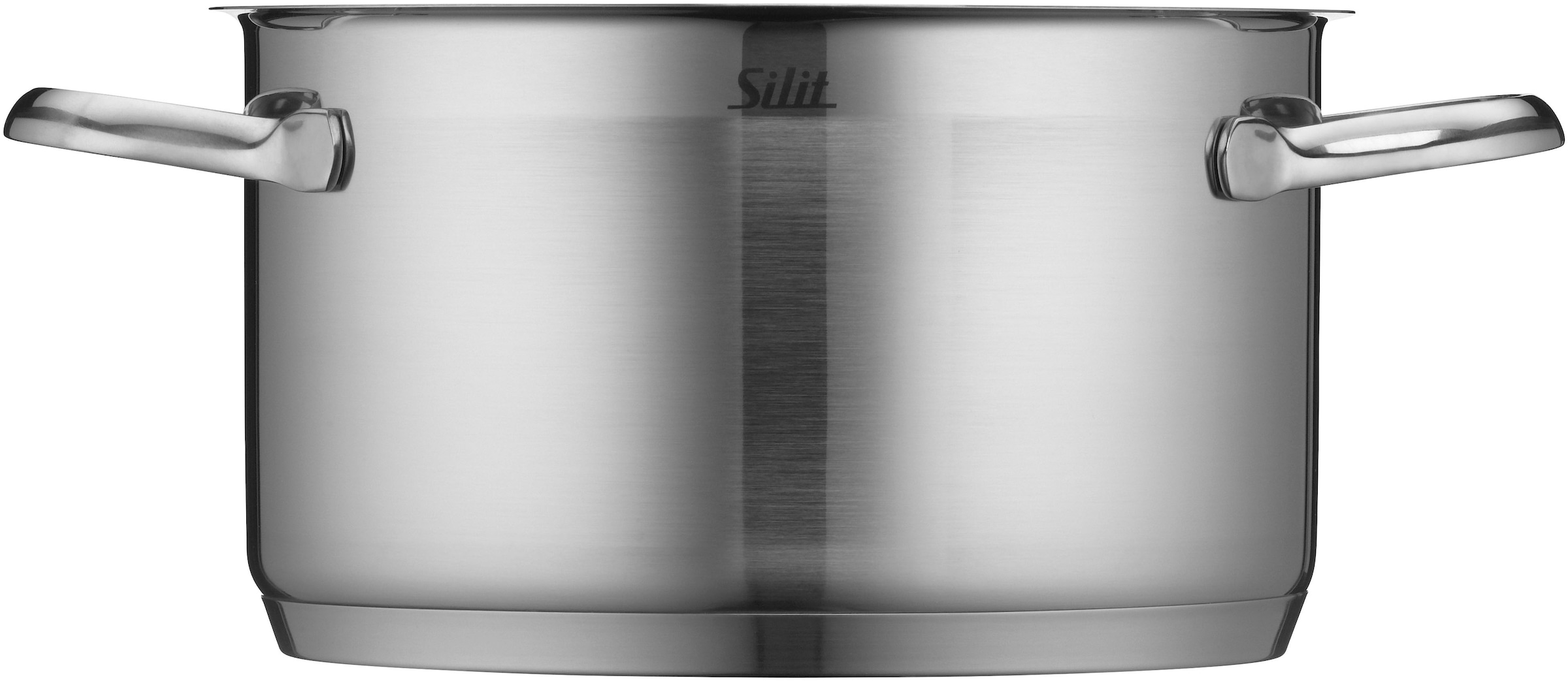 Silit Kochtopf »Achat«, Edelstahl 18/10, (2 tlg.), rostfrei, Silitherm-Allherdboden, induktionsgeeignet