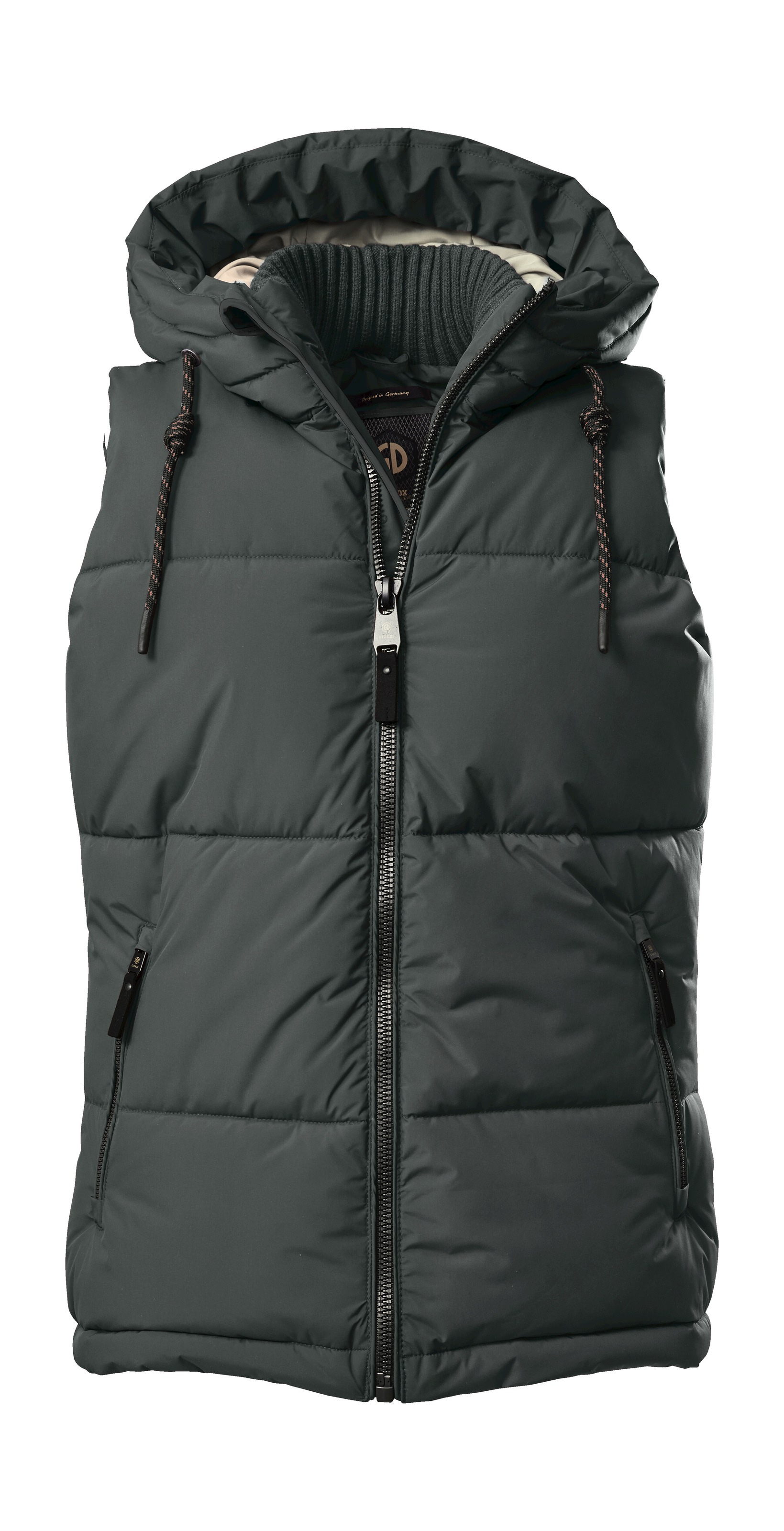 G.I.G.A. DX BY KILLTEC Steppweste »GW 31 WMN QLTD VST« Wasserabweisende, winddichte Damenweste mit regulierbarer Kapuze grün 46 46 Damen...