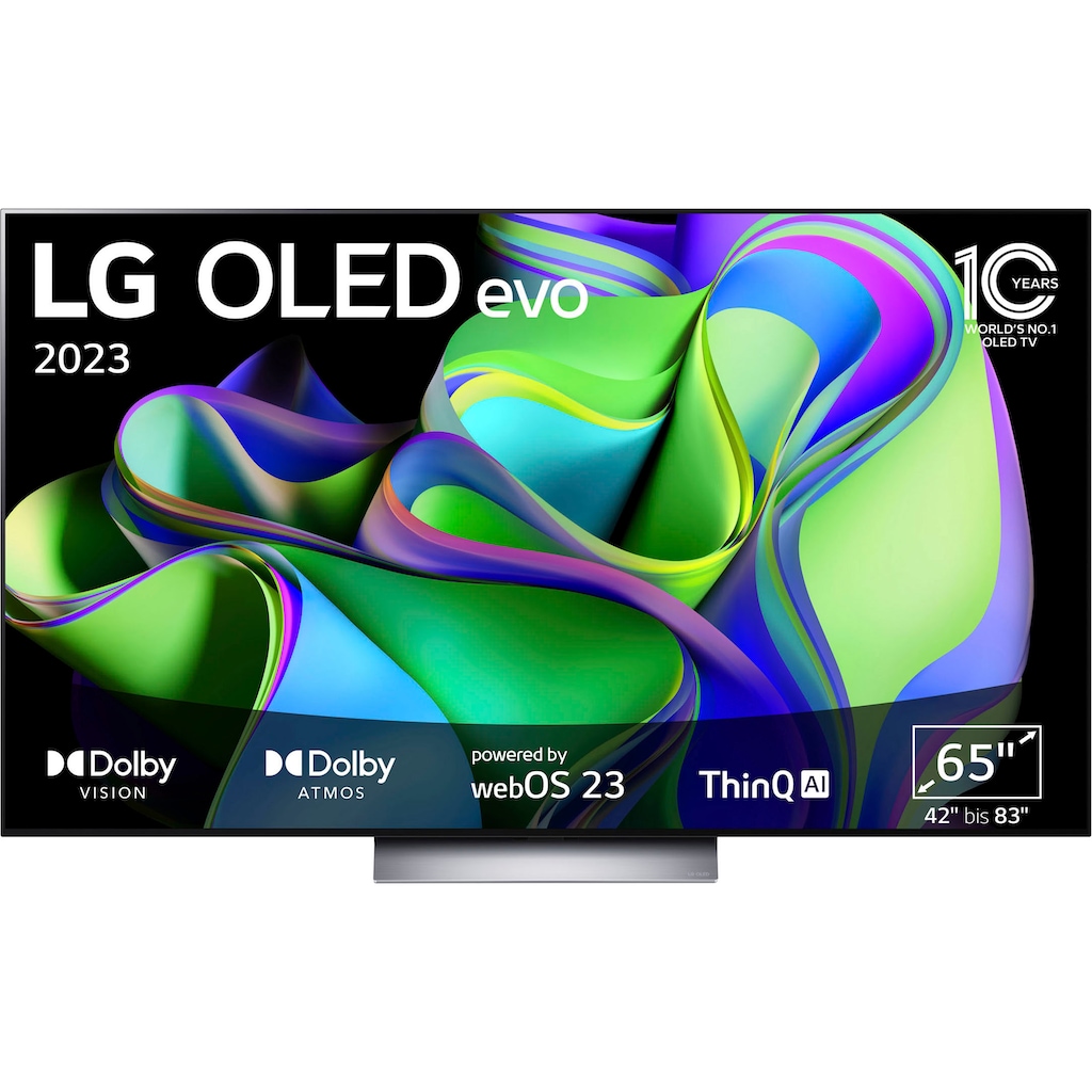 LG OLED-Fernseher »OLED65C37LA«, 165 cm/65 Zoll, 4K Ultra HD, Smart-TV