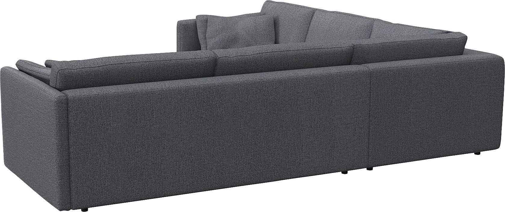 FLEXLUX Ecksofa »Lovane, elegant und zeitlos, bequem, L-Form«, Weich & anschmiegsam, große Sitztiefe auf Kaltschaum, Dekokissen inkl.