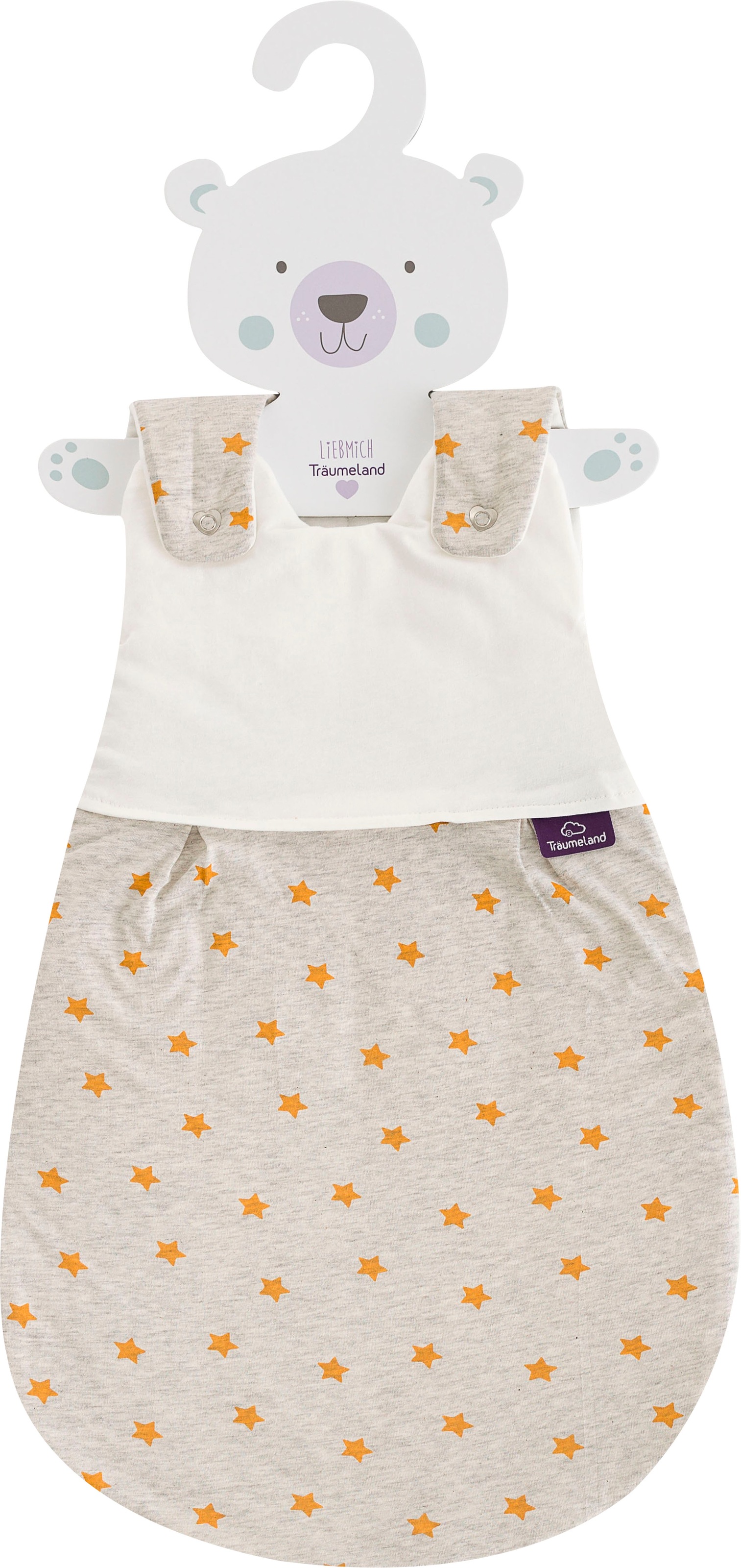 Träumeland Babyschlafsack »3tlg. Set LIEBMICH, Design Sternentraum blau« günstig online kaufen