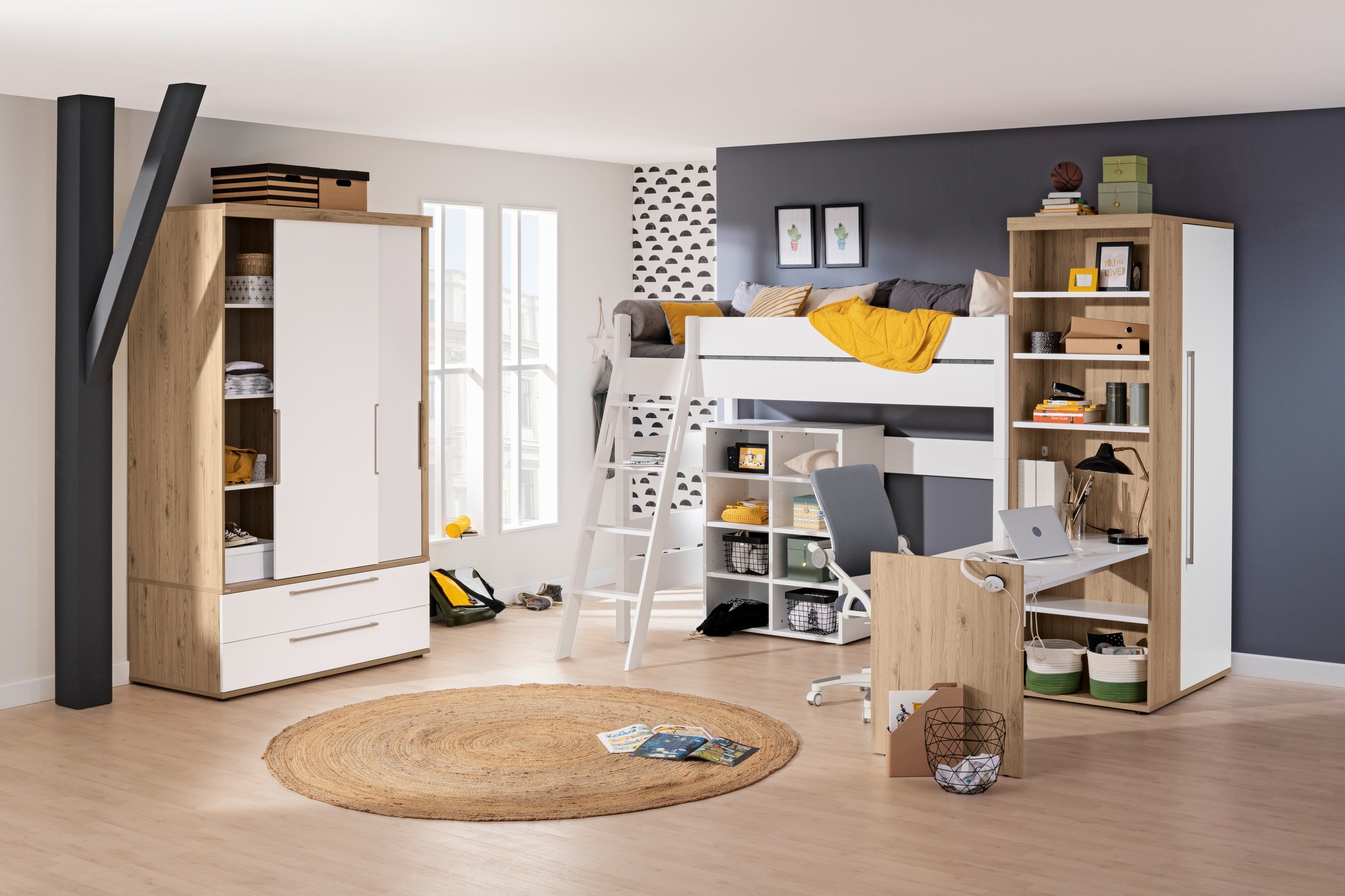 PAIDI Spielbett »TIAGO in verschiedenen Größen und Farben, mit Leiter« Höhe günstig online kaufen