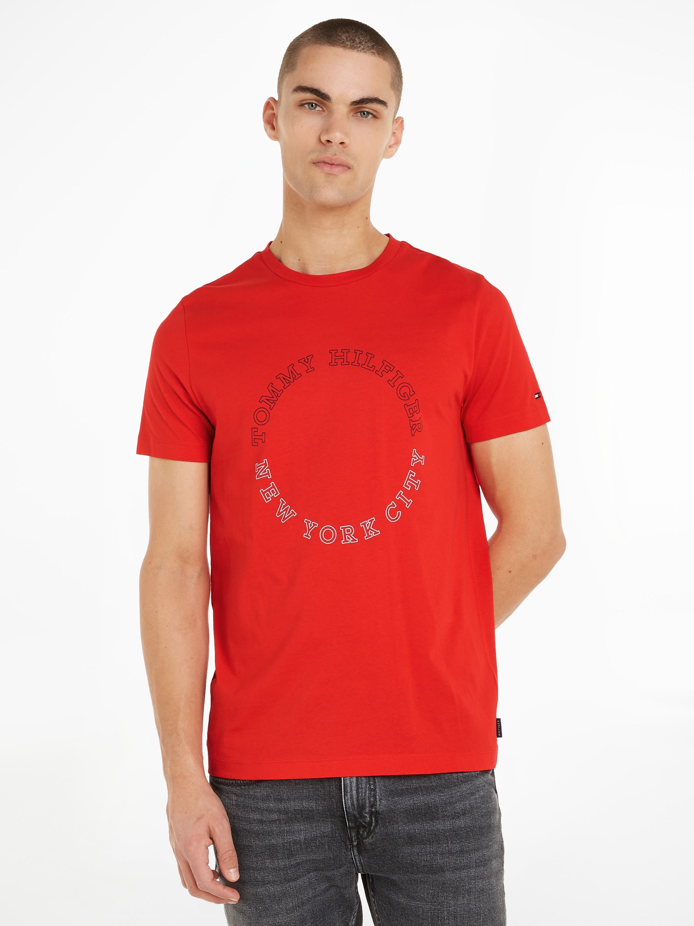 online Hilfiger »MONOTYPE Tommy T-Shirt ROUNDLE kaufen TEE«