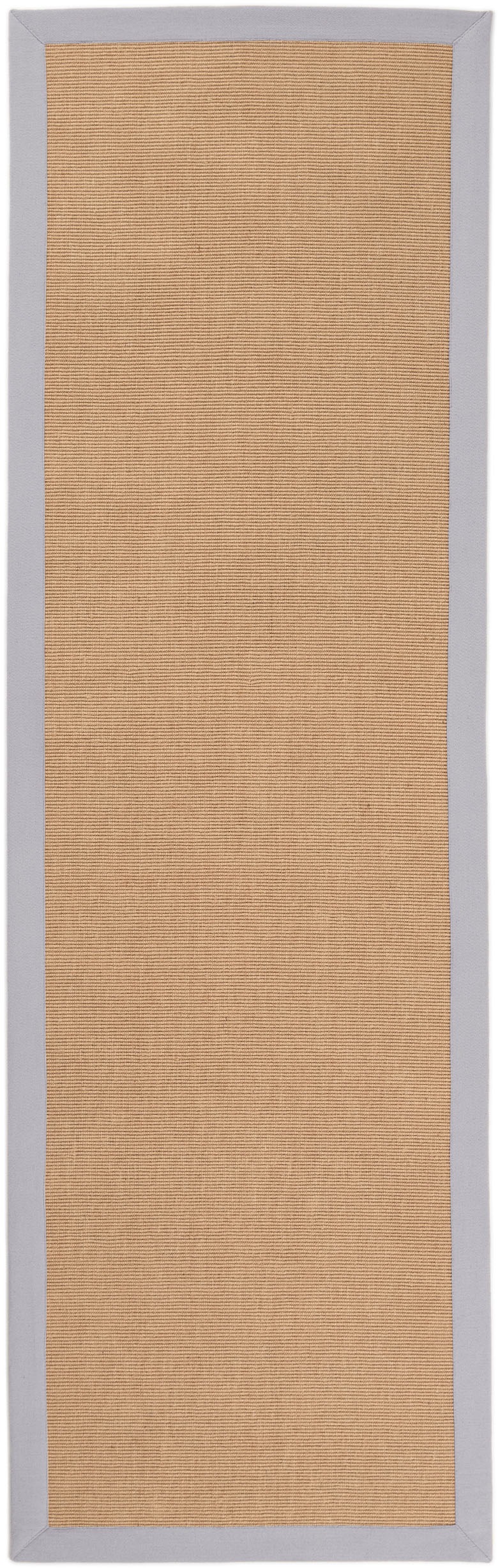 carpetfine Läufer »Sisal«, rechteckig, 5 mm Höhe, mit farbiger Bordüre, Anti Rutsch Rückseite
