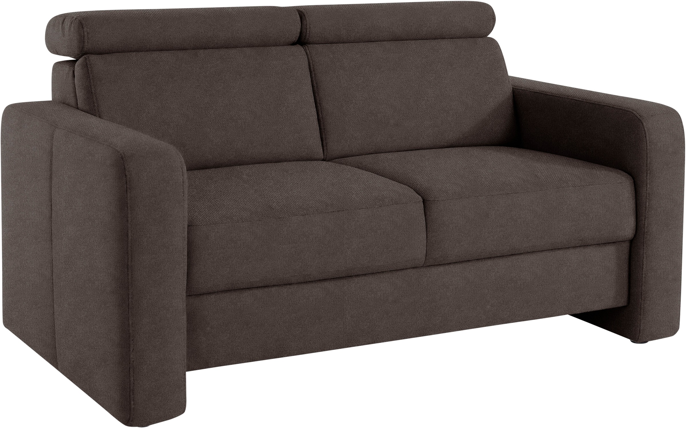 sit&more 2-Sitzer »Bologna«, inklusive Kopfteilverstellung und Federkern