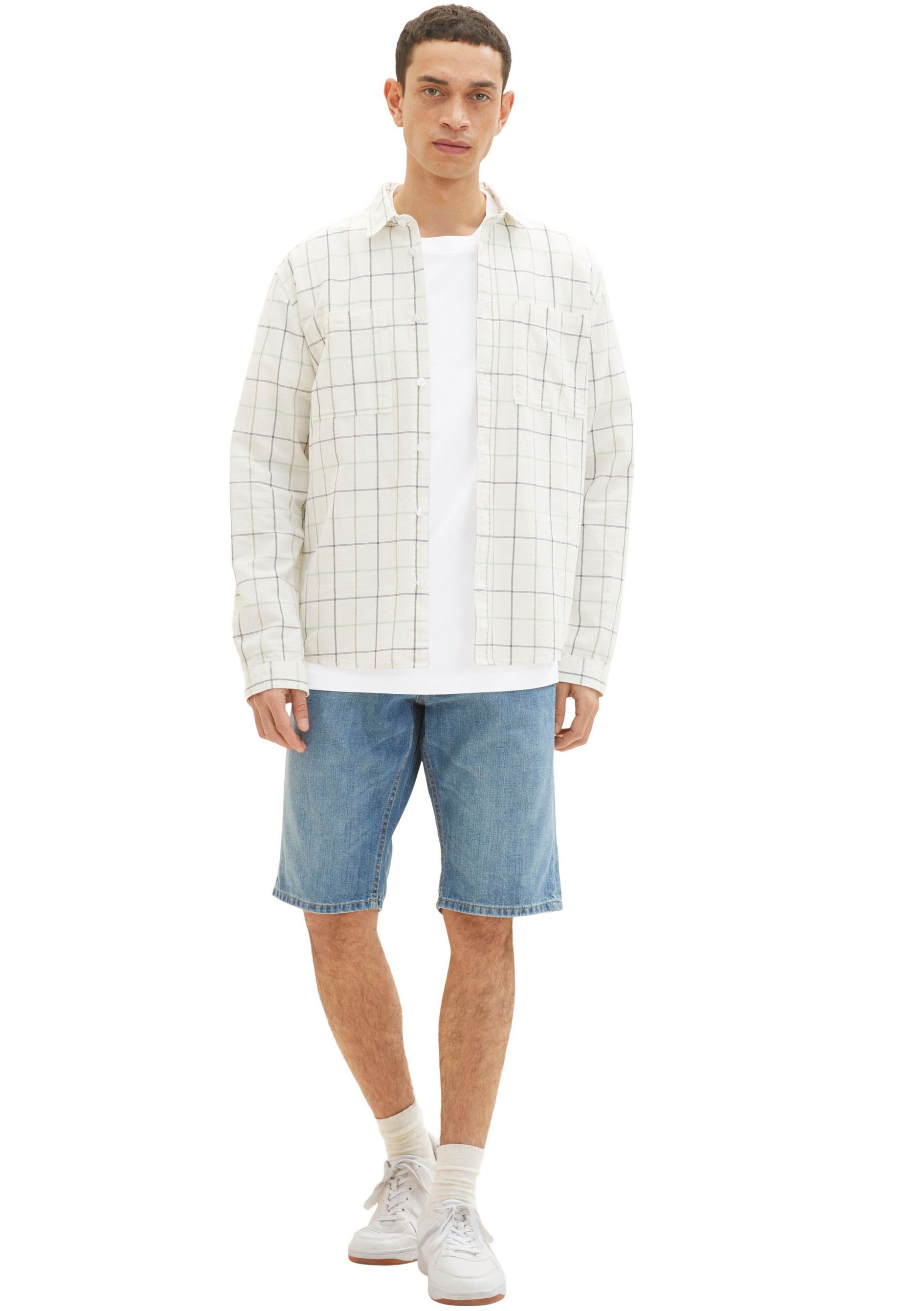 13. Bild von TOM TAILOR Jeansshorts »Josh«, in 5-Pocket Form