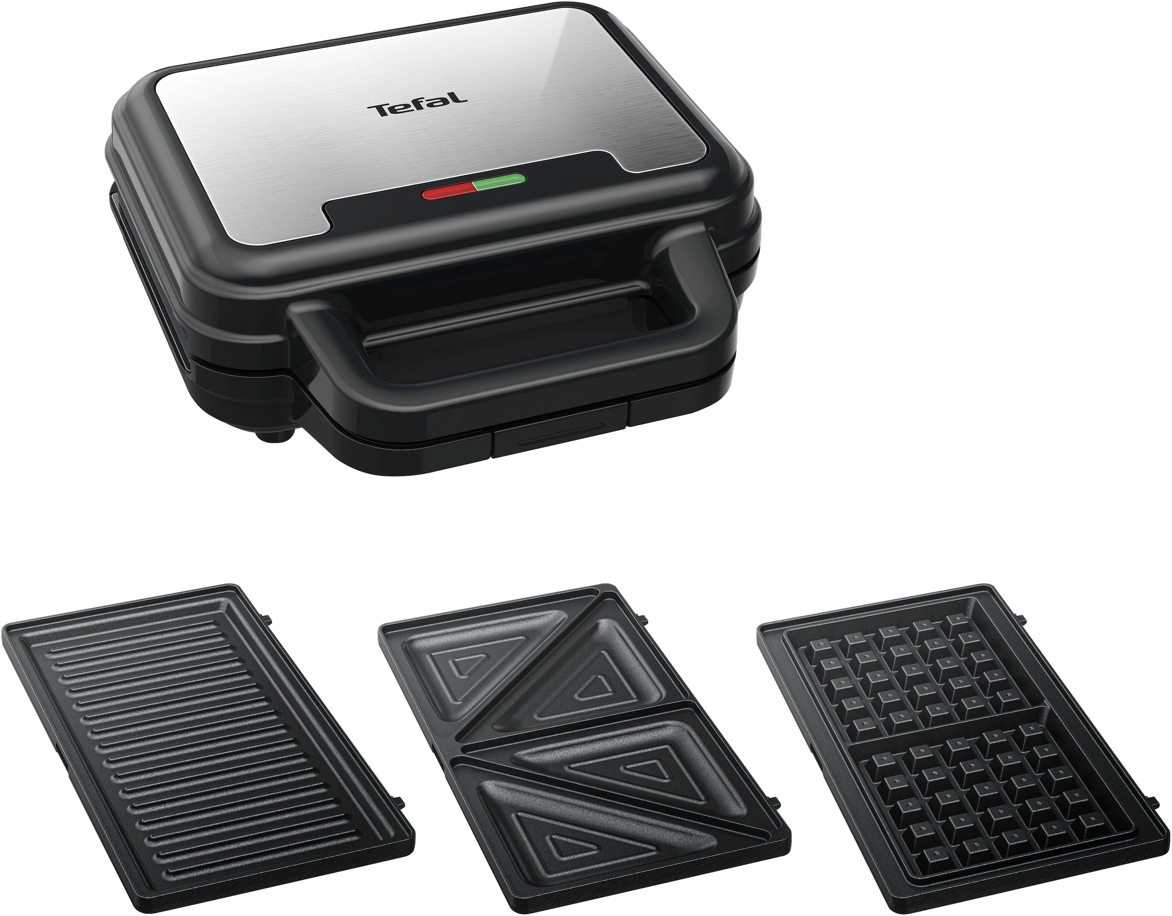 Sandwichmaker »SW383D Ultracompact 3-in-1 Sandwich-Waffel-Panini Kombigerät«, 700 W