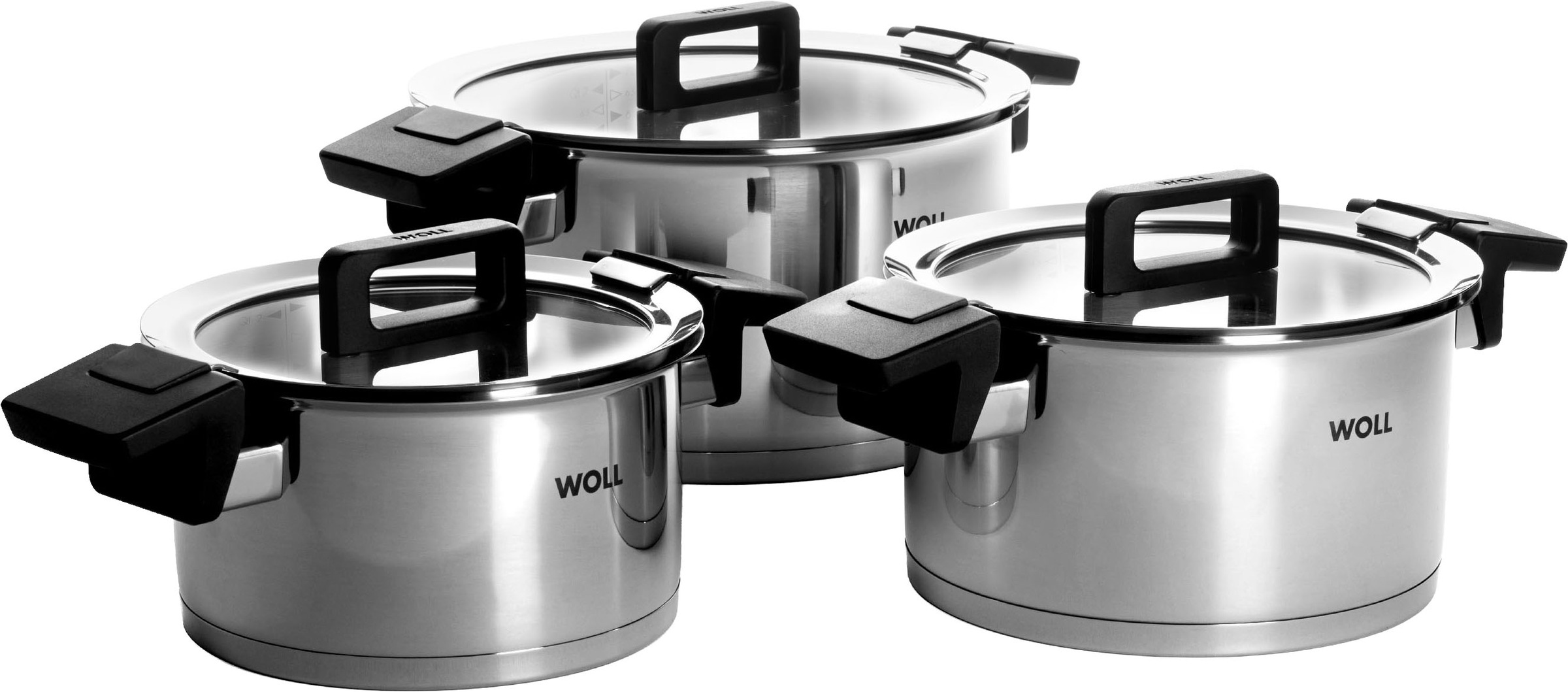 WOLL Topf-Set »Concept«, Edelstahl 18/10, (Set, 6 tlg.), 5 mm dicker, volls günstig online kaufen