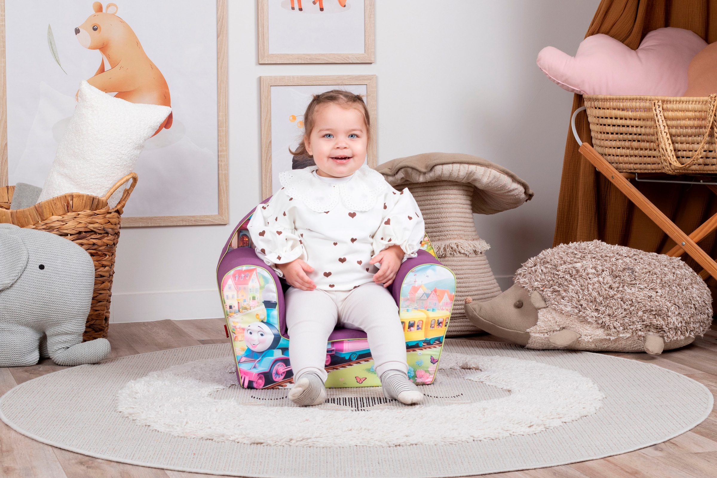 Knorrtoys® Sessel »Happy train«, für Kinder; Made in Europe