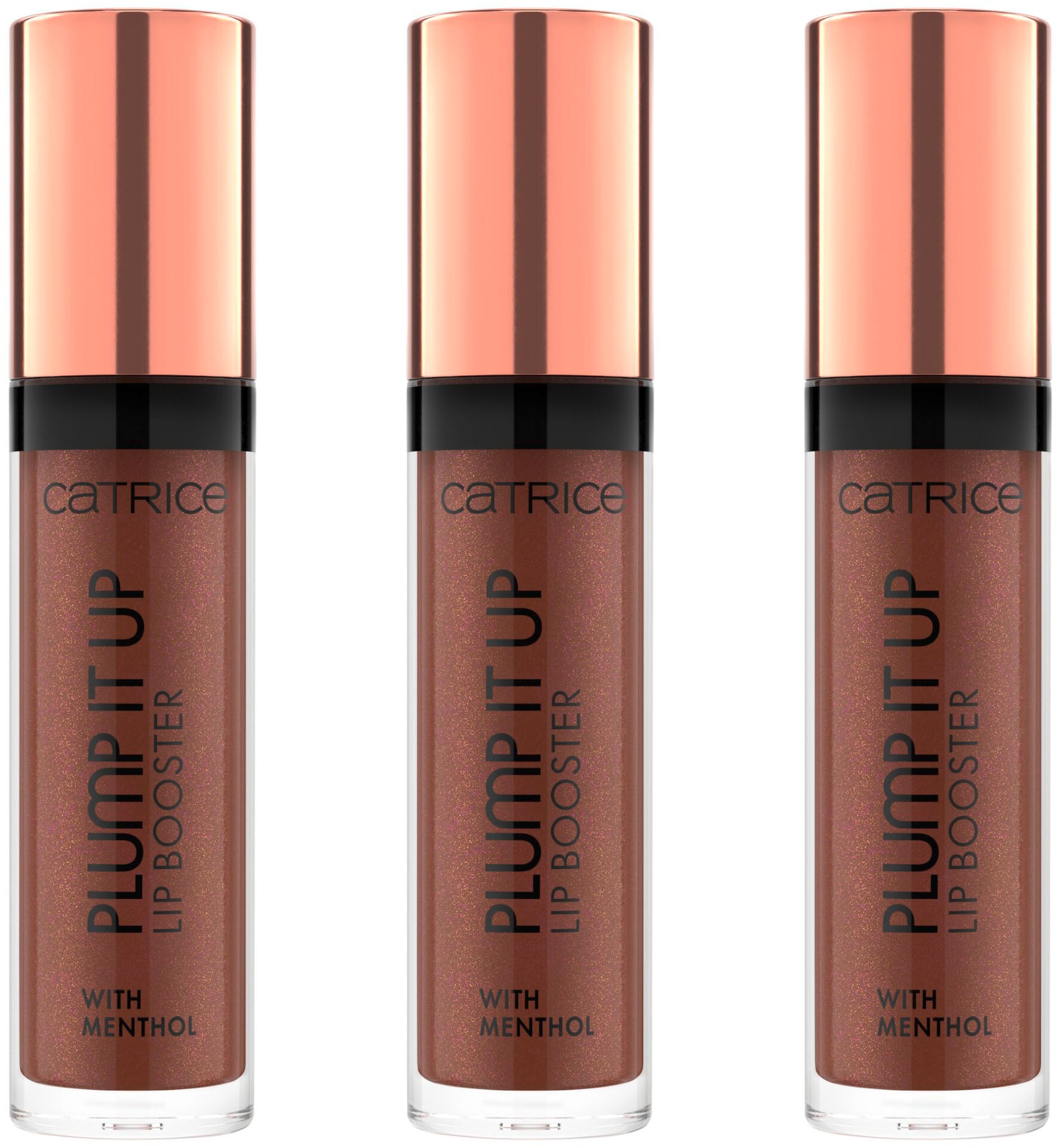 Catrice Lip-Booster »Plump It Up Lip Booster«, (Packung, 3 tlg.), mit hochglänzendem Finisch