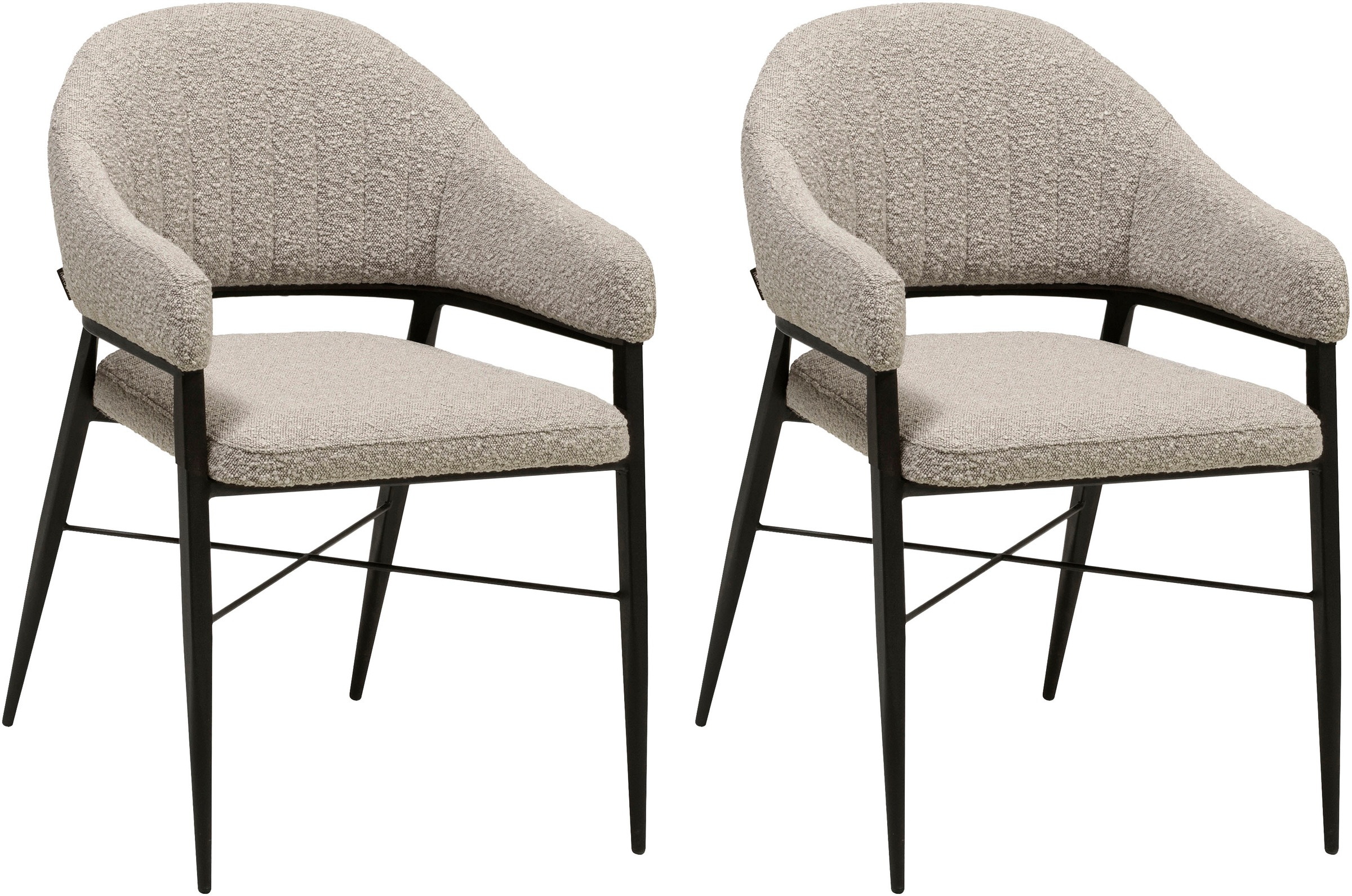 OMG Design Armlehnstuhl »Roma«, (Set), 2 St., Stoff, bequemer Esszimmerstuh günstig online kaufen