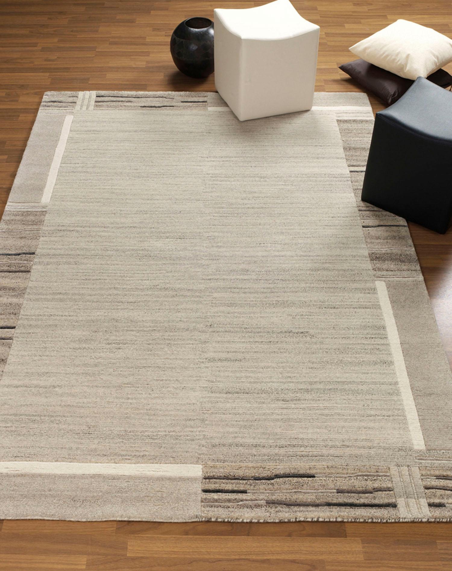 OCI DIE TEPPICHMARKE Orientteppich »Savana Kite, Wollteppich«, rechteckig, 6 mm Höhe, handgeknüpft, Nepal, reine Wolle für ein warmes Raumklima, Wohnzimmer