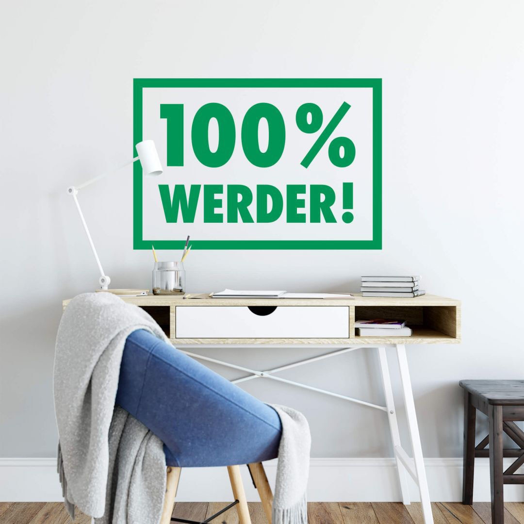 Wall-Art Wandtattoo »Werder Bremen 100%«, online bestellen (1 St.)