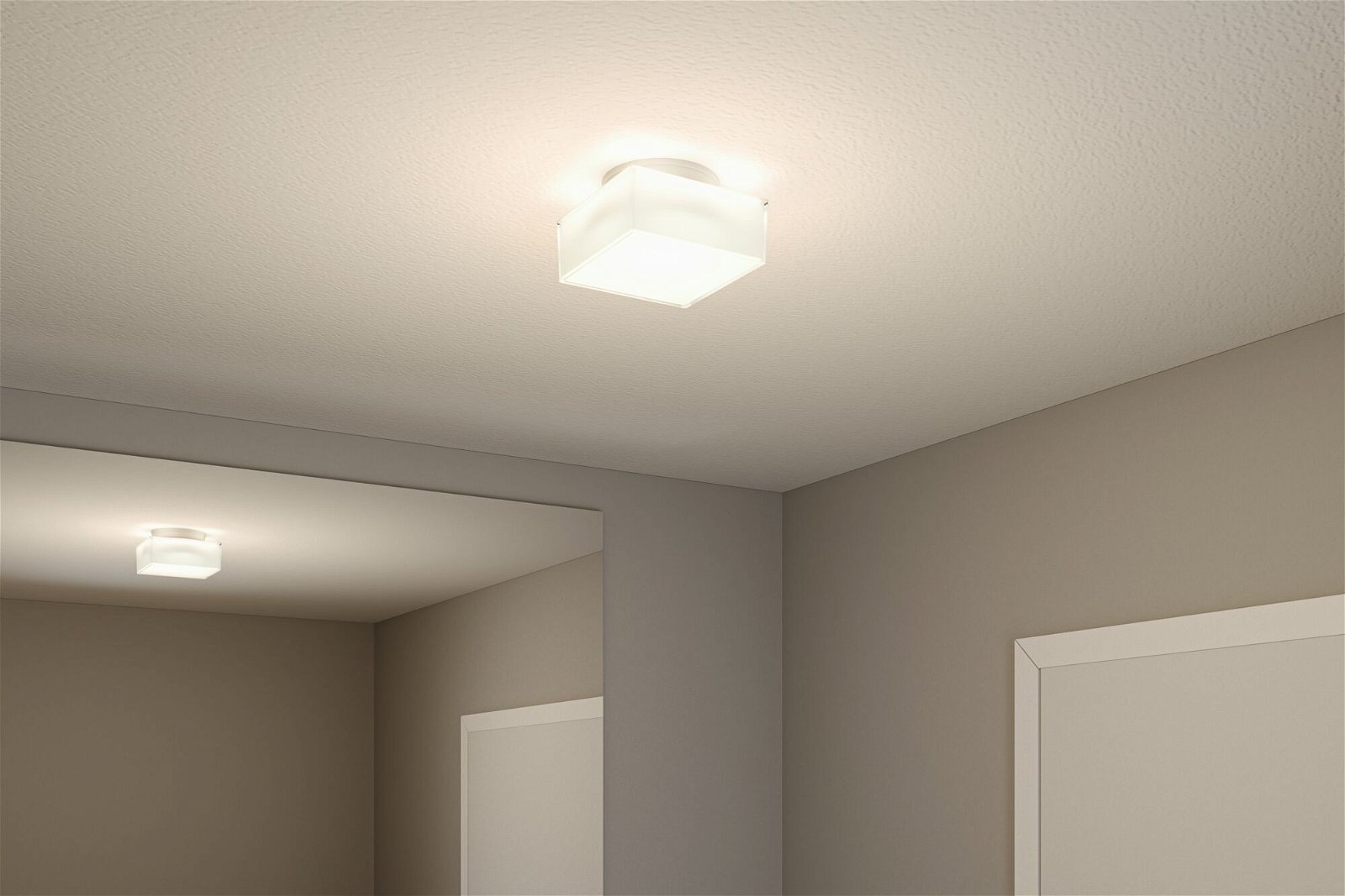 Paulmann LED Deckenleuchte »Selection Bathroom Maro IP44 1x6,8W 155x155mm 3 günstig online kaufen