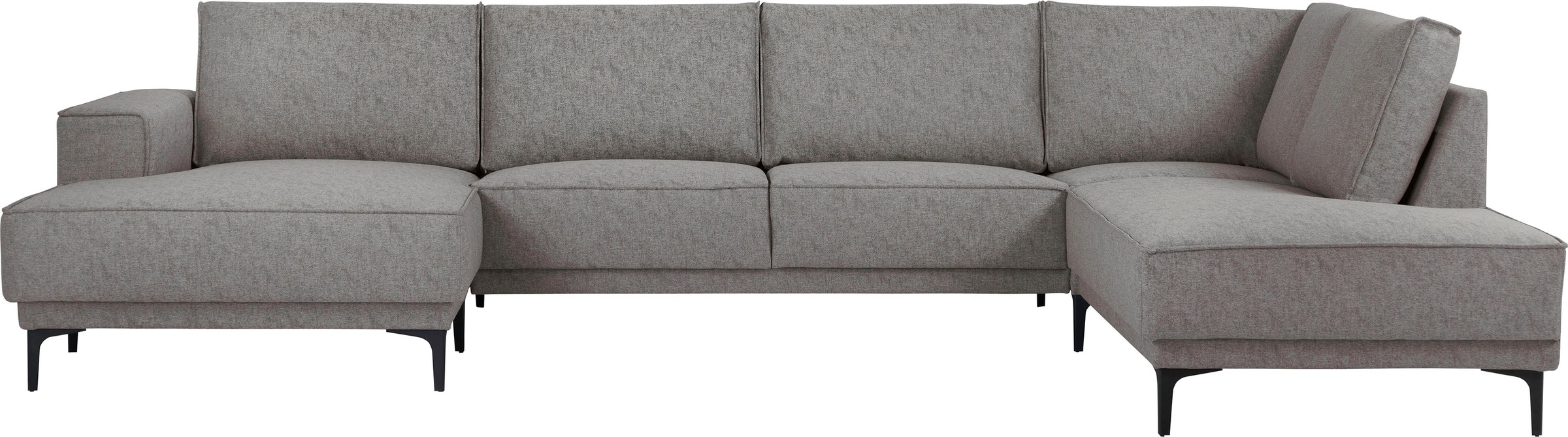 Places of Style Wohnlandschaft »XXL Sofa Oland, Struktur, Flachgewebe, Luxu günstig online kaufen
