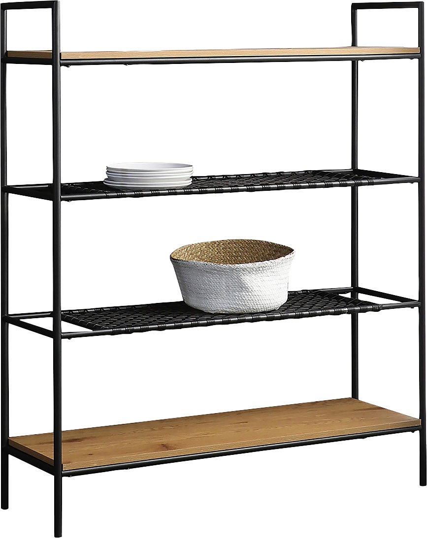 SalesFever Bücherregal »York Design-Regal für stilvolle Ordnung« Mattschwar günstig online kaufen