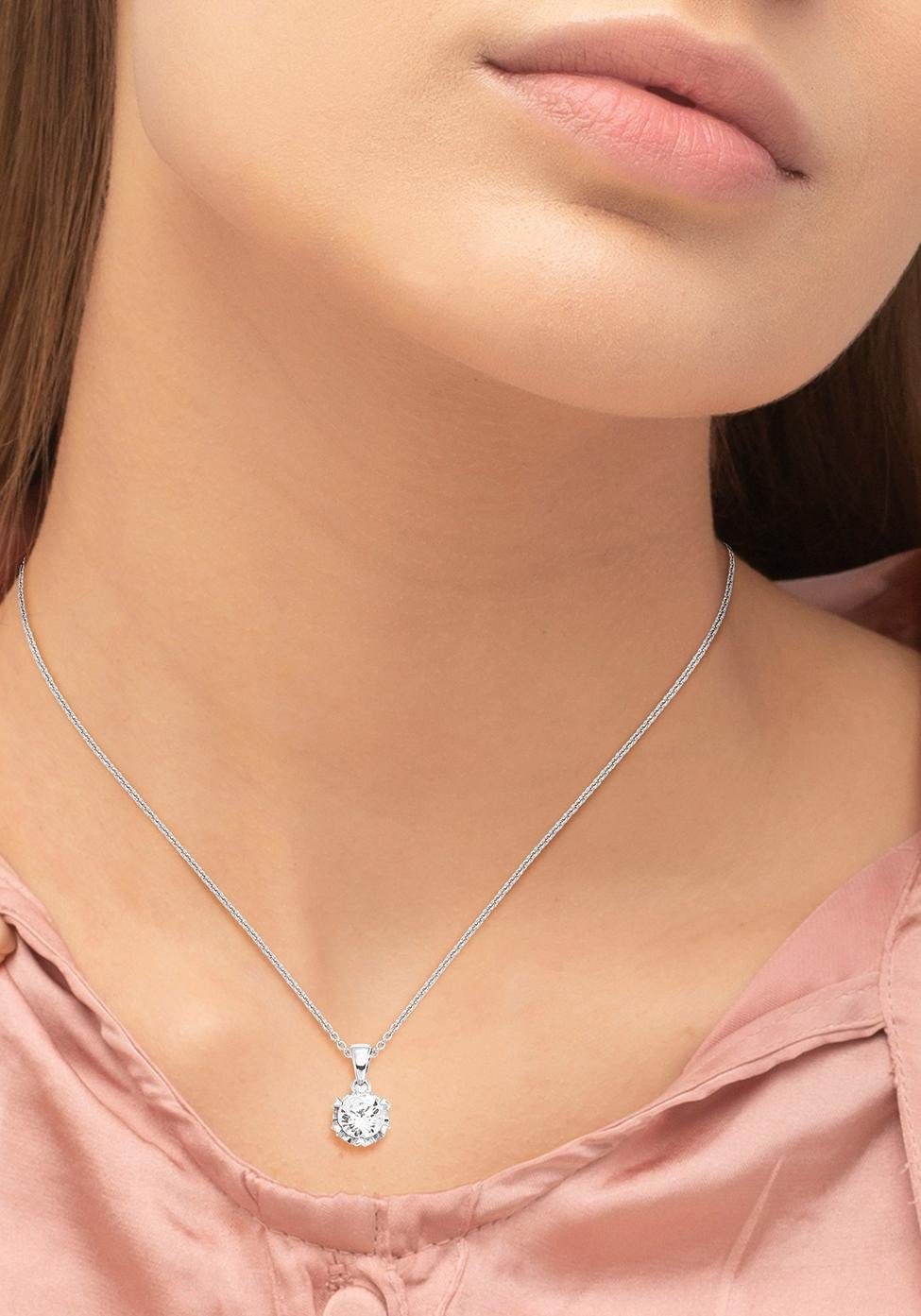 Amor Kette mit Anhänger »2026227« mit Zirkonia (synth.)