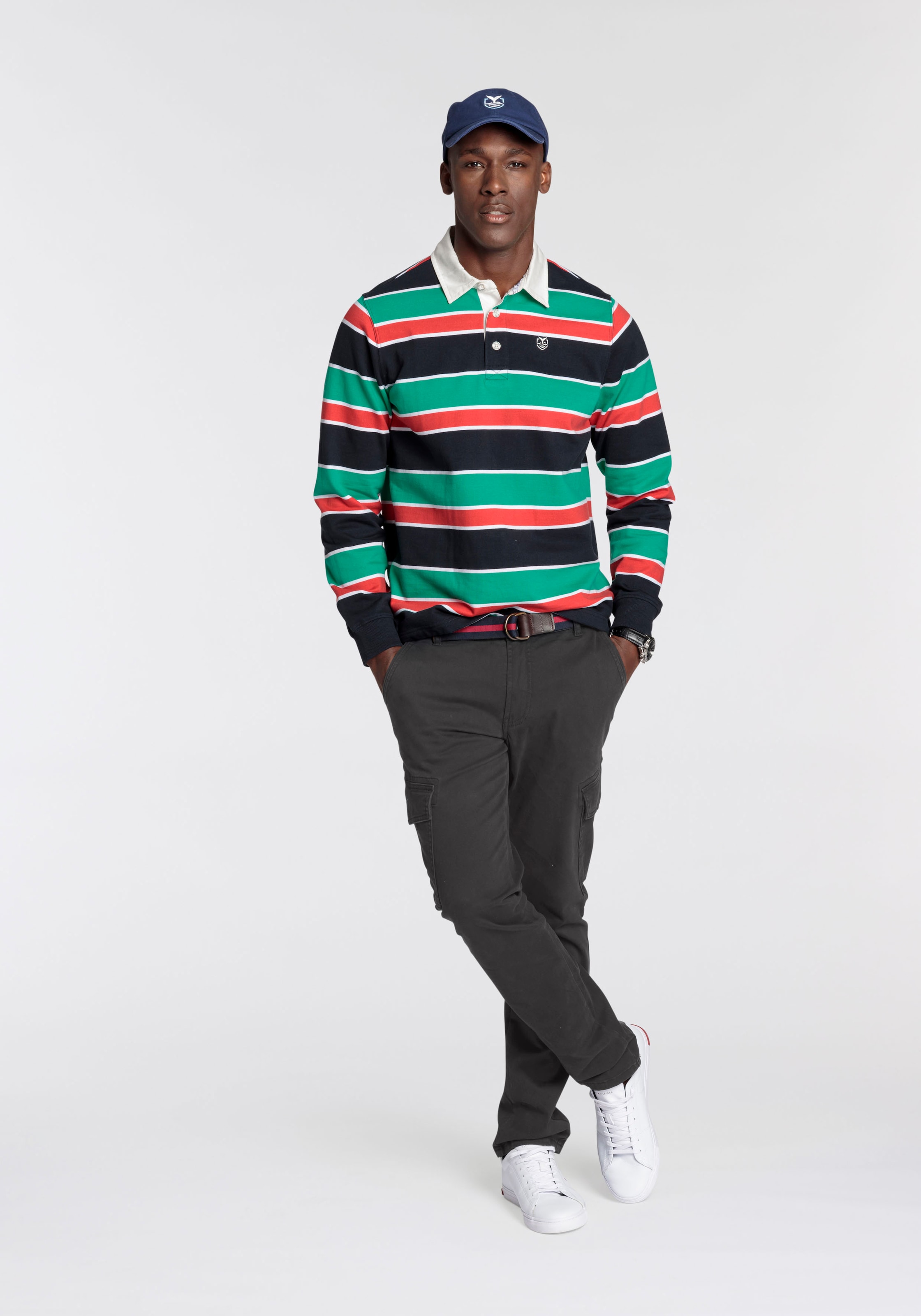 Tommy Hilfiger Sneaker »ESSENTIAL LEATHER DETAIL VUL«, mit Kontrastbesatz, Freizeitschuh, Halbschuh, Schnürschuh