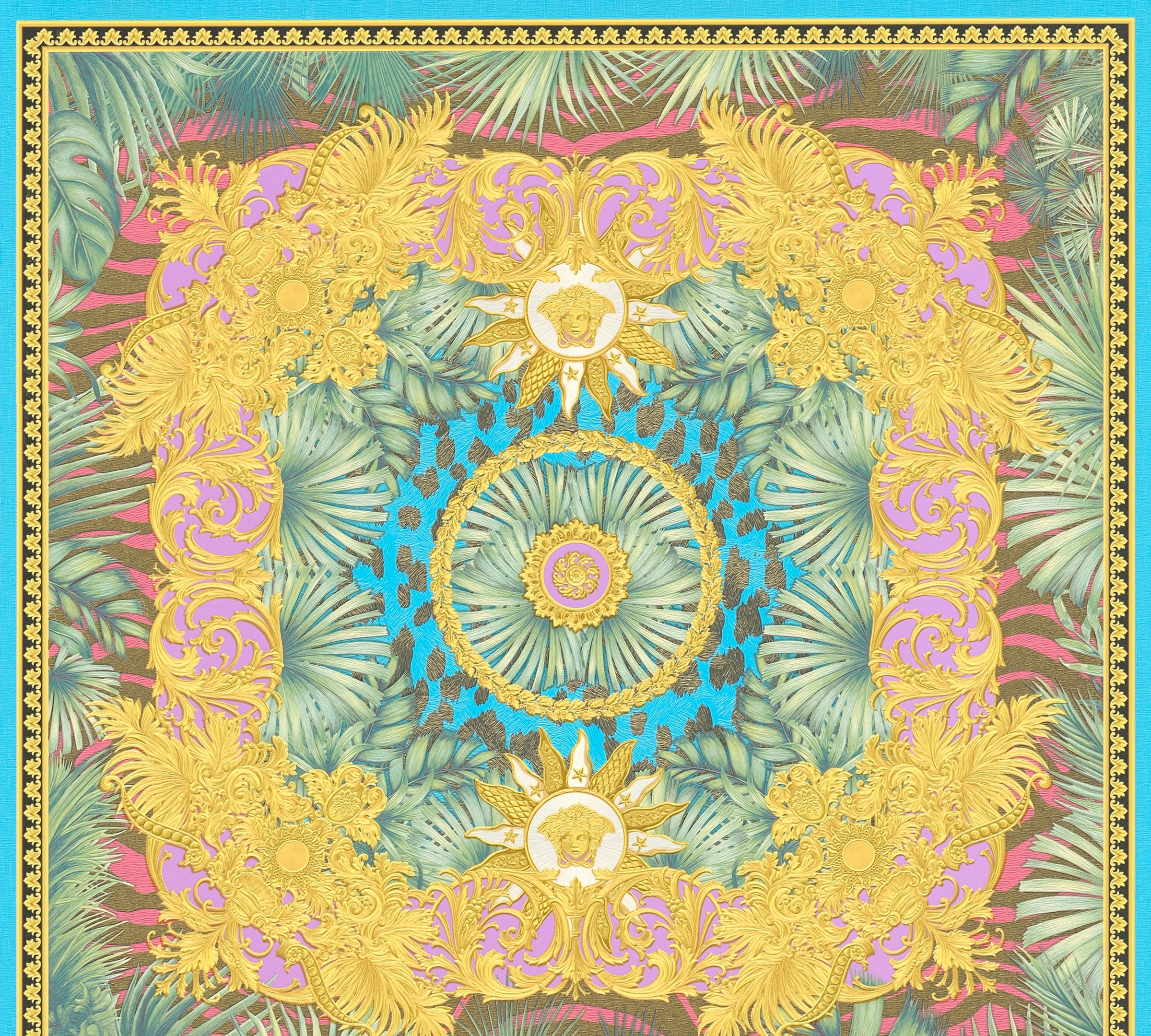 Vliestapete »Wallpaper Versace 5 Design«, leicht glänzend-gemustert-abstrakt,...