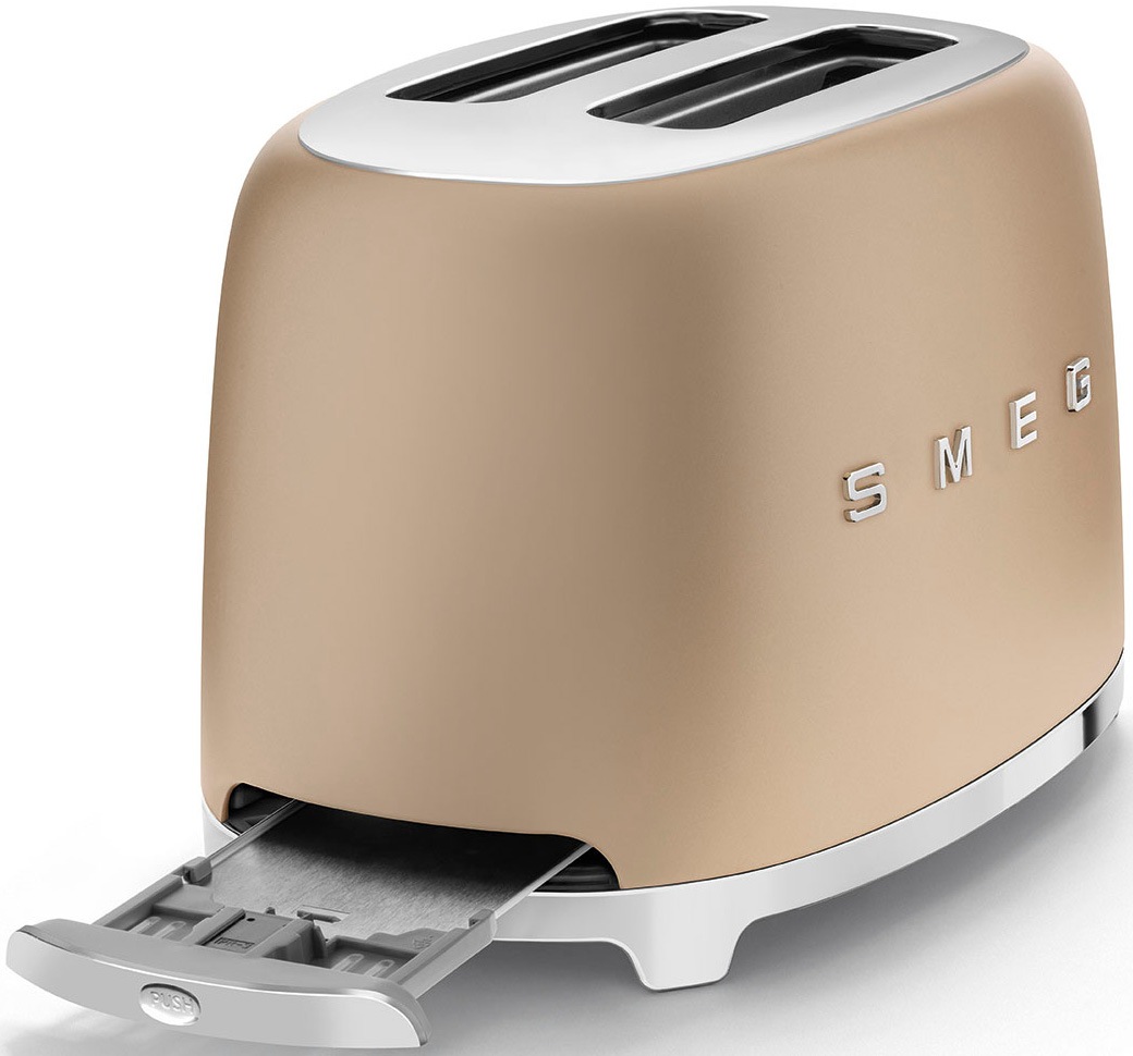 Smeg Toaster »TSF01CHMEU«, 2 kurze Schlitze, 950 W