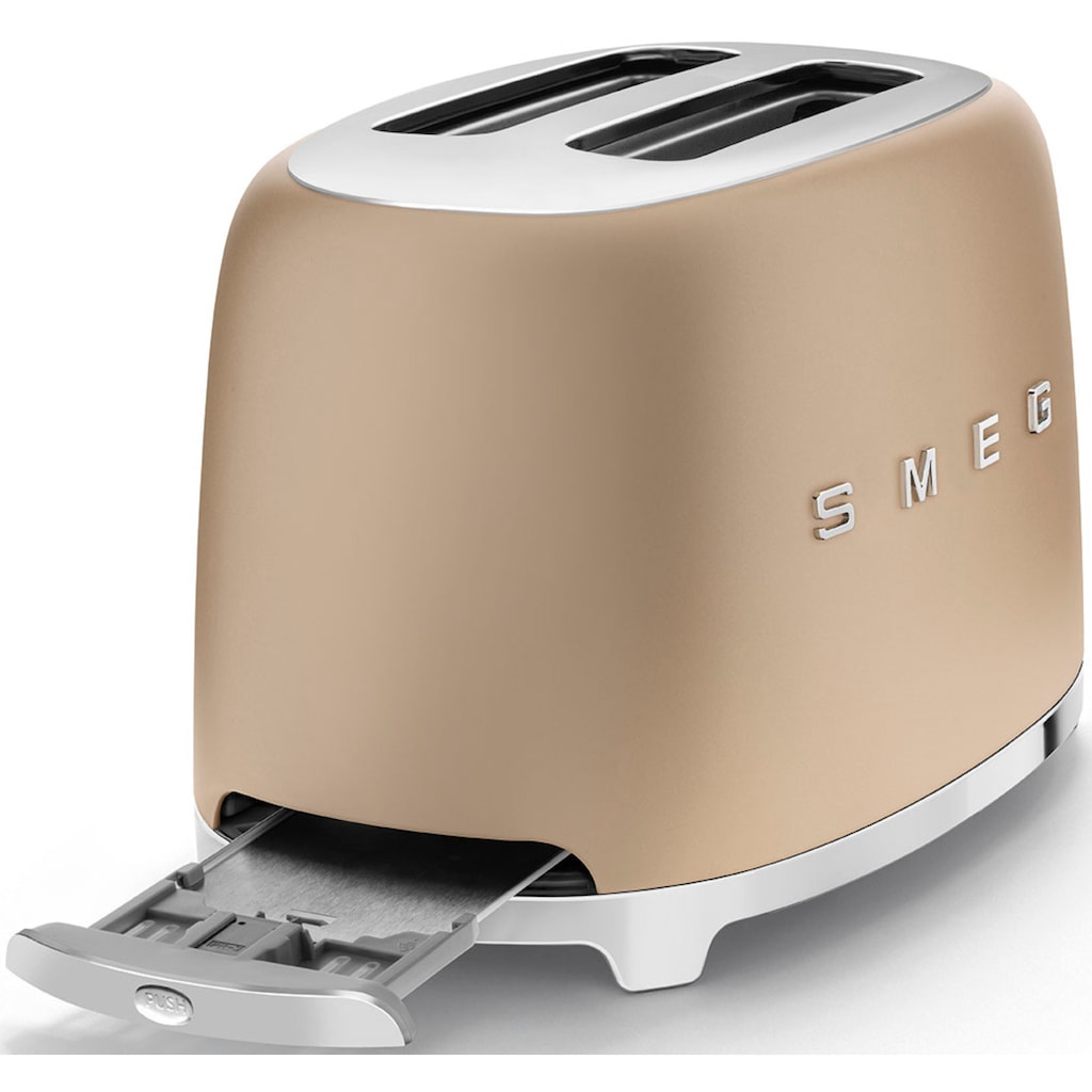 Smeg Toaster »TSF01CHMEU«, 2 kurze Schlitze, 950 W