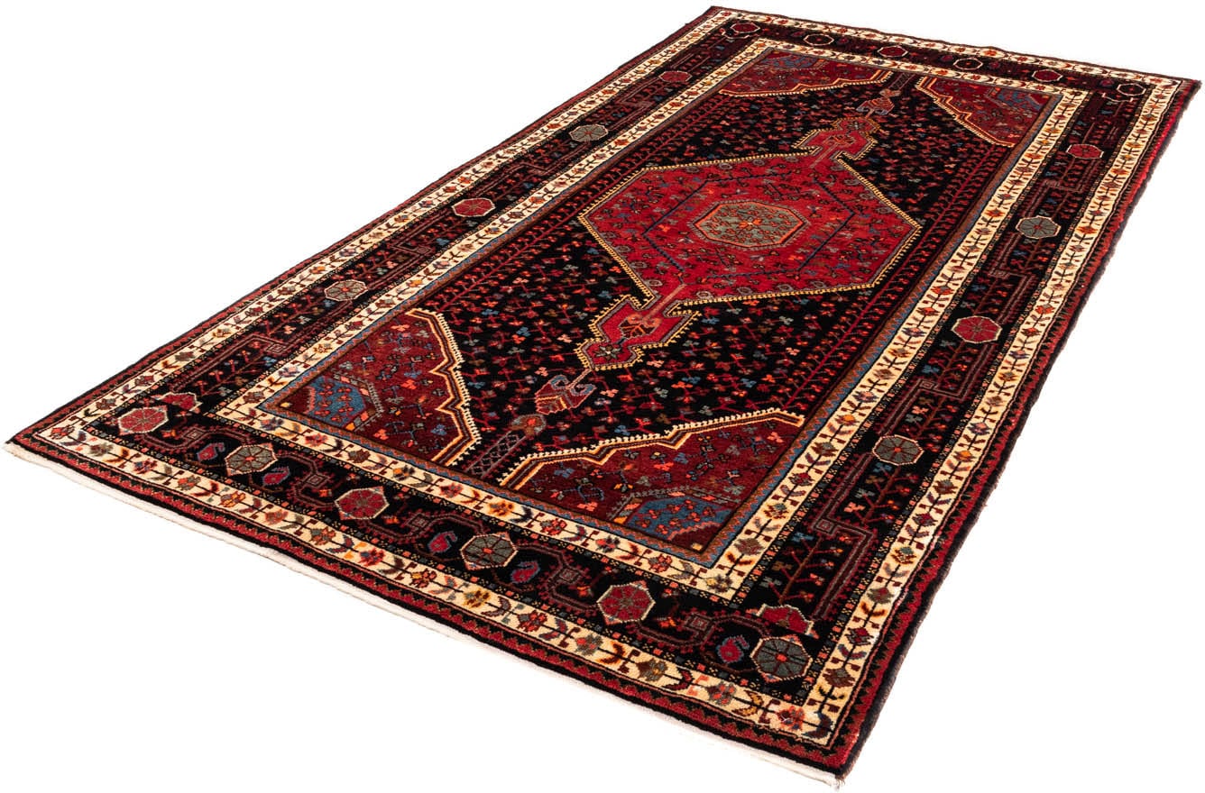 morgenland Wollteppich »Shiraz Medaillon 222 x 157 cm«, rechteckig, 1 mm Hö günstig online kaufen