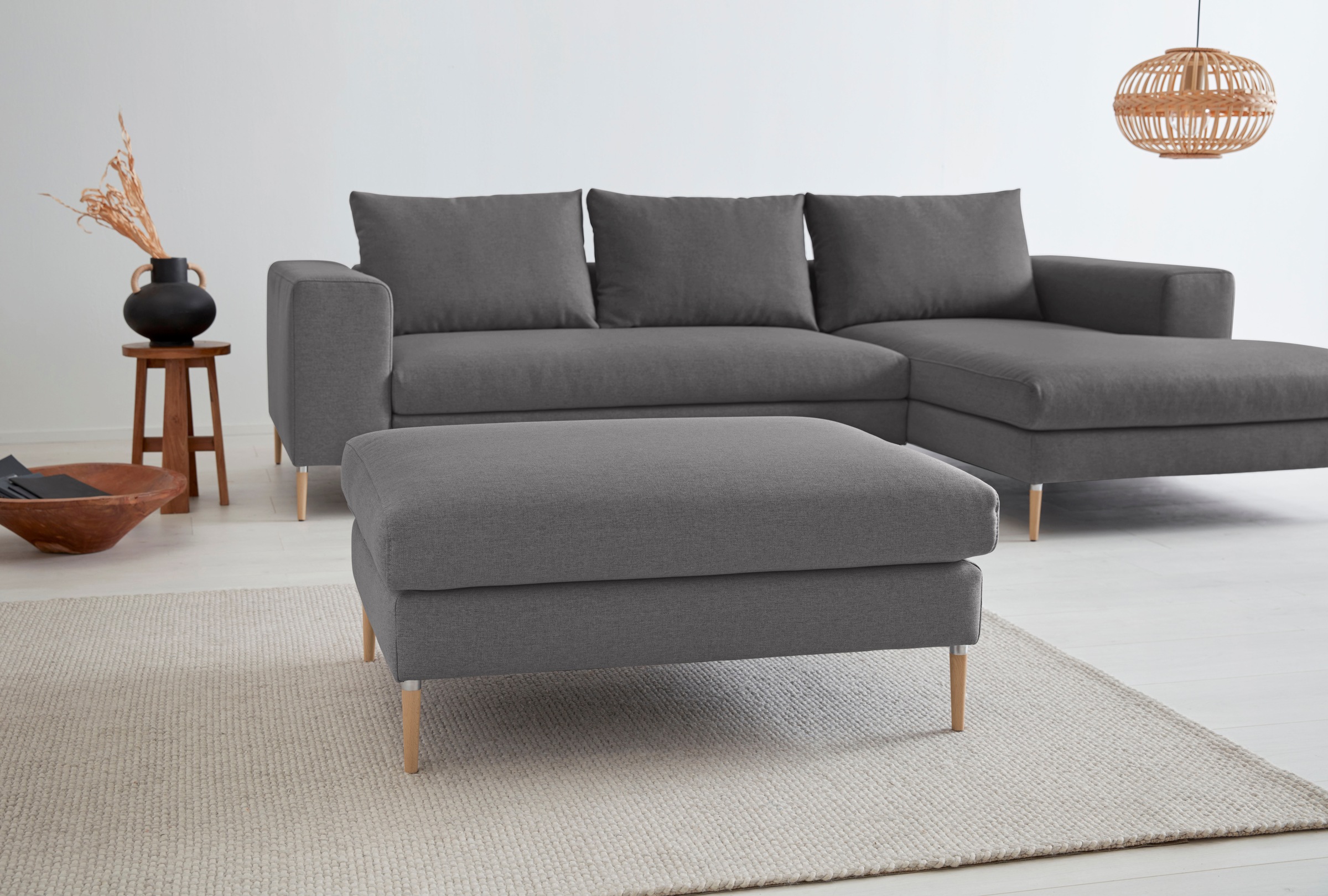 OTTO products Hockerbank »Finnja«, mit Recycling-Bezug günstig online kaufen