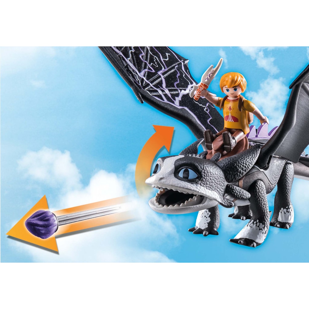 Playmobil® Konstruktions-Spielset »Dragons: The Nine Realms - Thunder & Tom (71081)«, (39 St.), Made in Germany