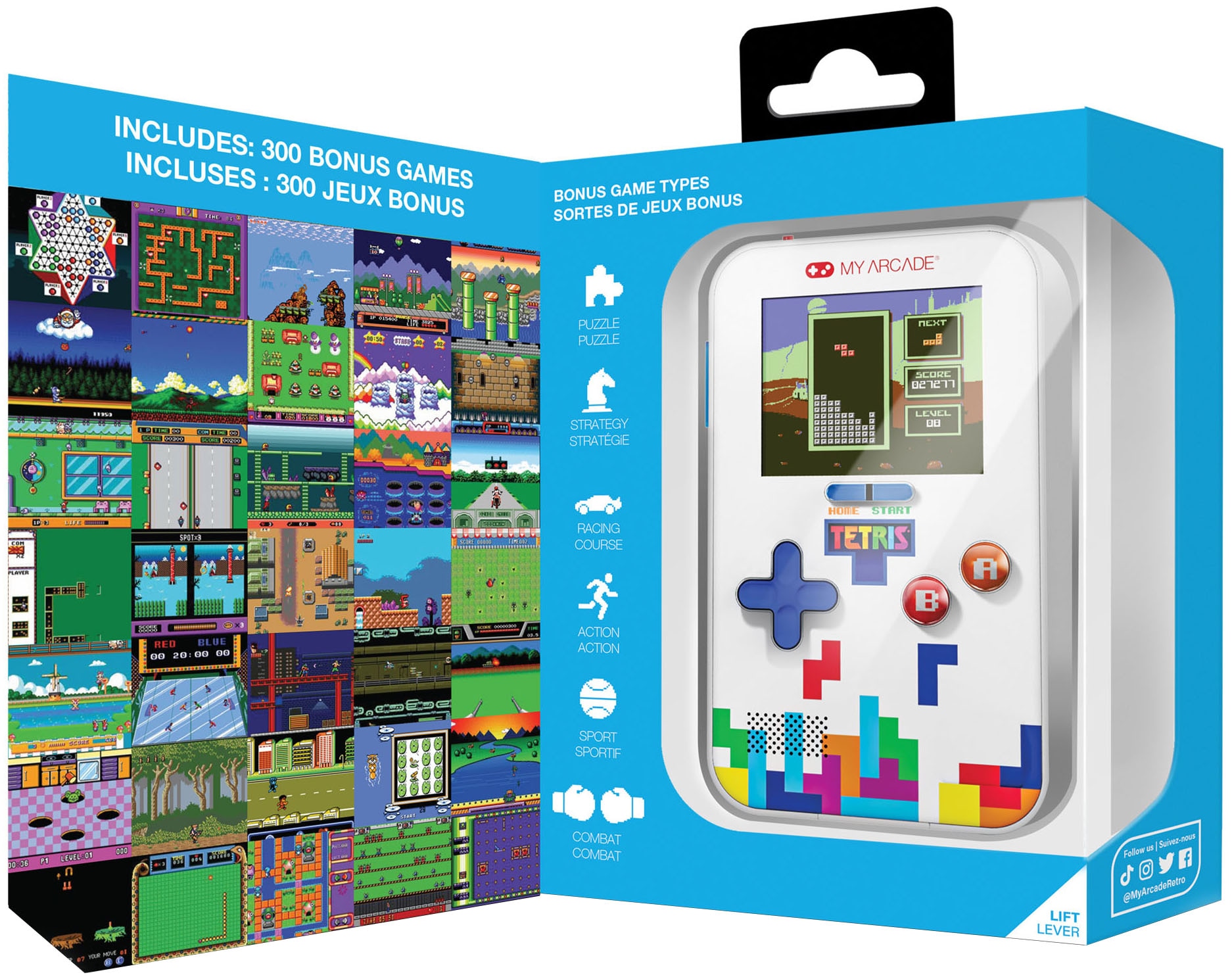 MYARCADE Retro Konsole »Go Gamer Tetris«