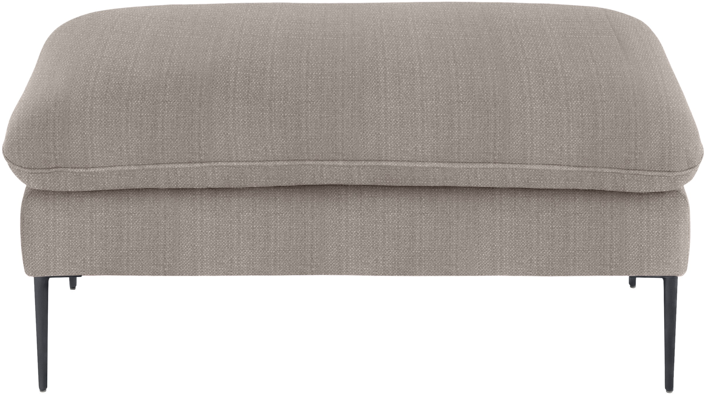 W.SCHILLIG Hocker »enjoy&MORE«, Füße schwarz pulverbeschichtet, Breite 106 cm