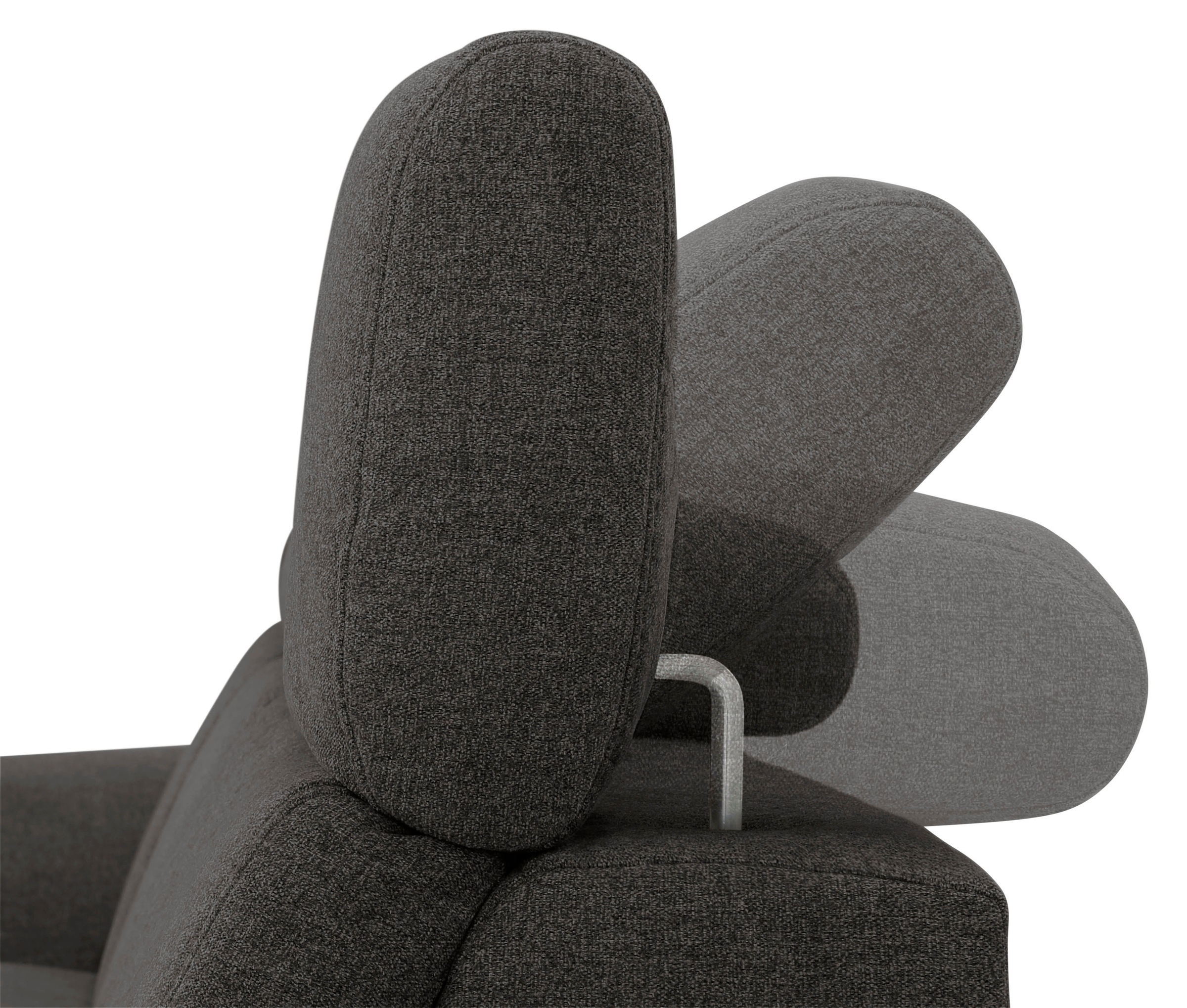 Home affaire Wohnlandschaft »Conville U-Form«, Kopfteilverstellung wahlweise mit Bettfunktion und Bettkasten