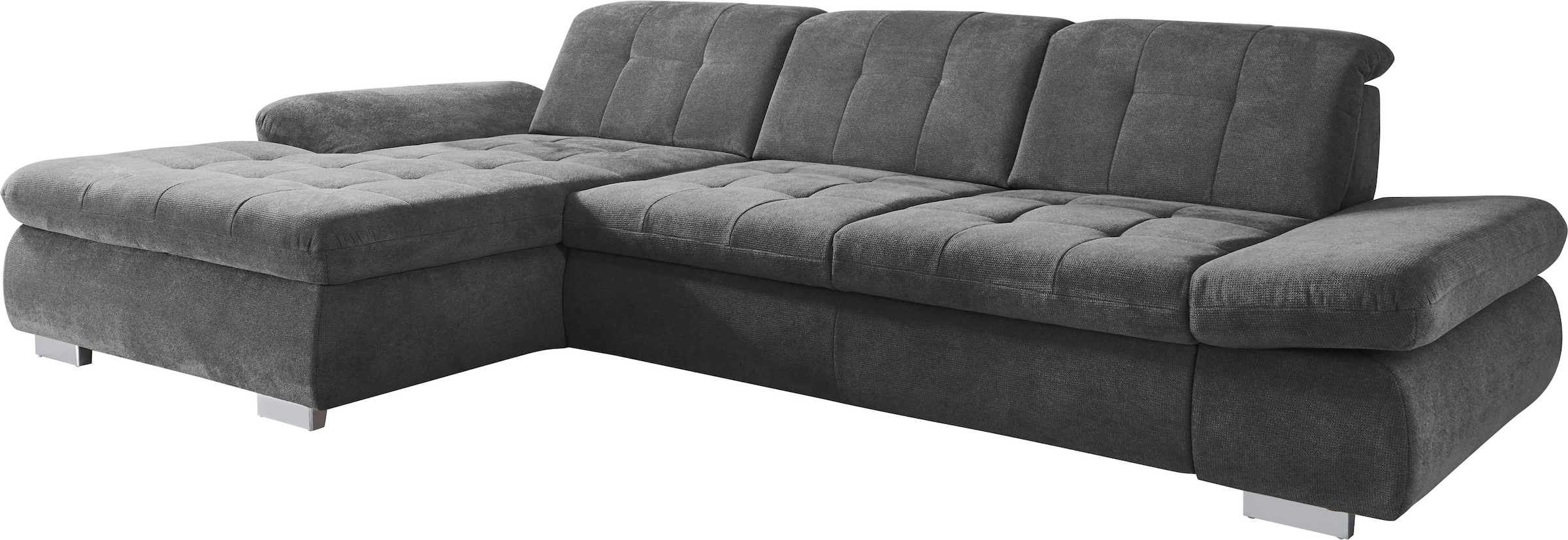 Die PlanBar Ecksofa "MP-IN17004 L-Form", wahlweise mit Bettfunktion, Sitzti günstig online kaufen