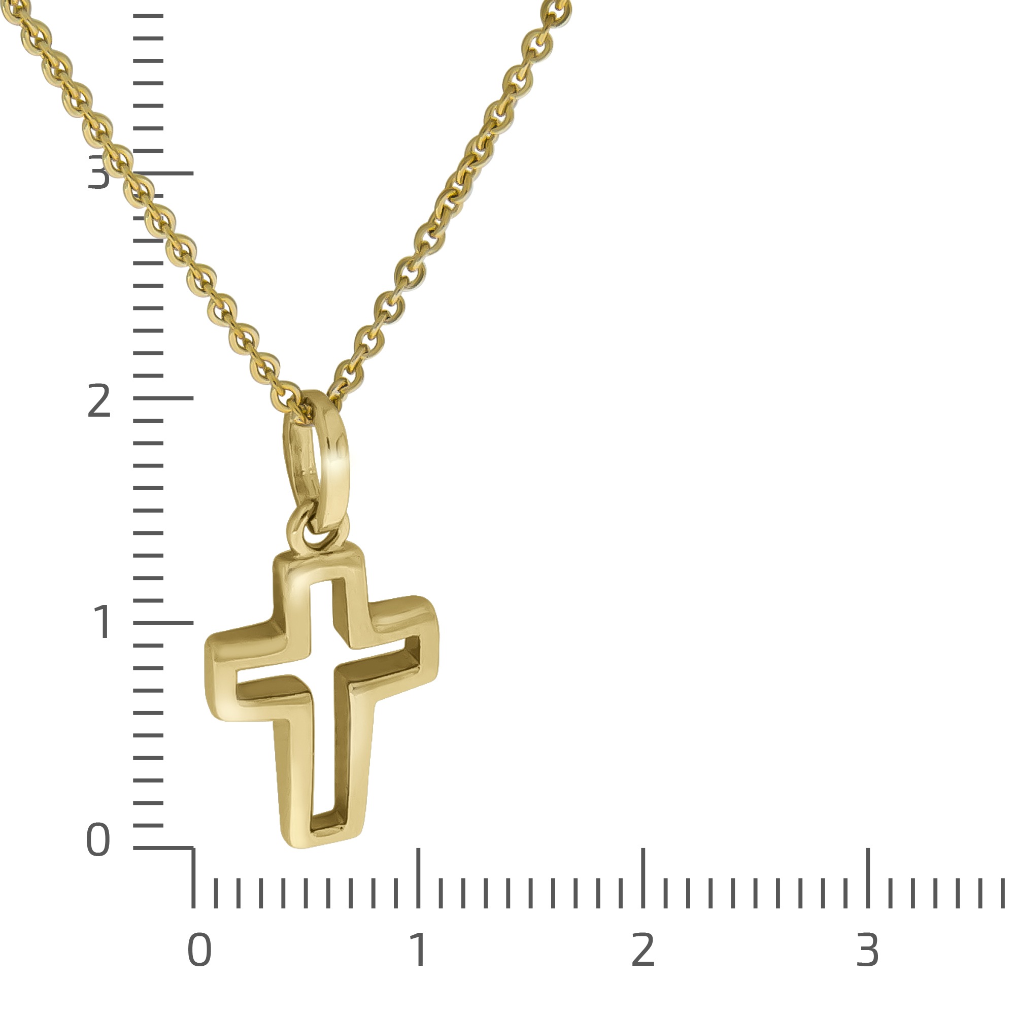 2. Bild von CELESTA Kette mit Anhänger »375 Gold Kreuz«